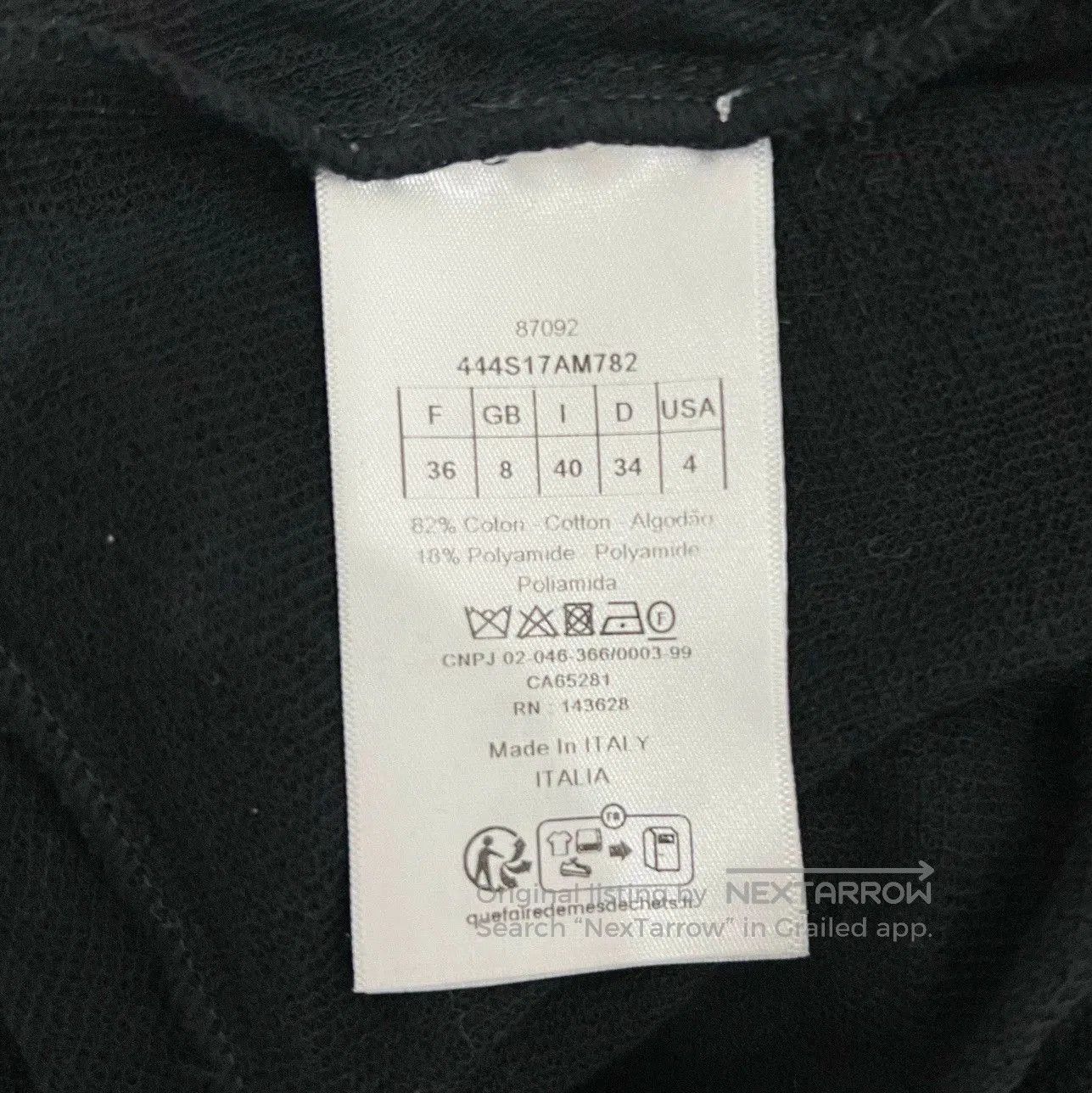 Dior dior embroidered black off-shoulder top. Size US S / EU 44-46 / 1 - 5 Thumbnail