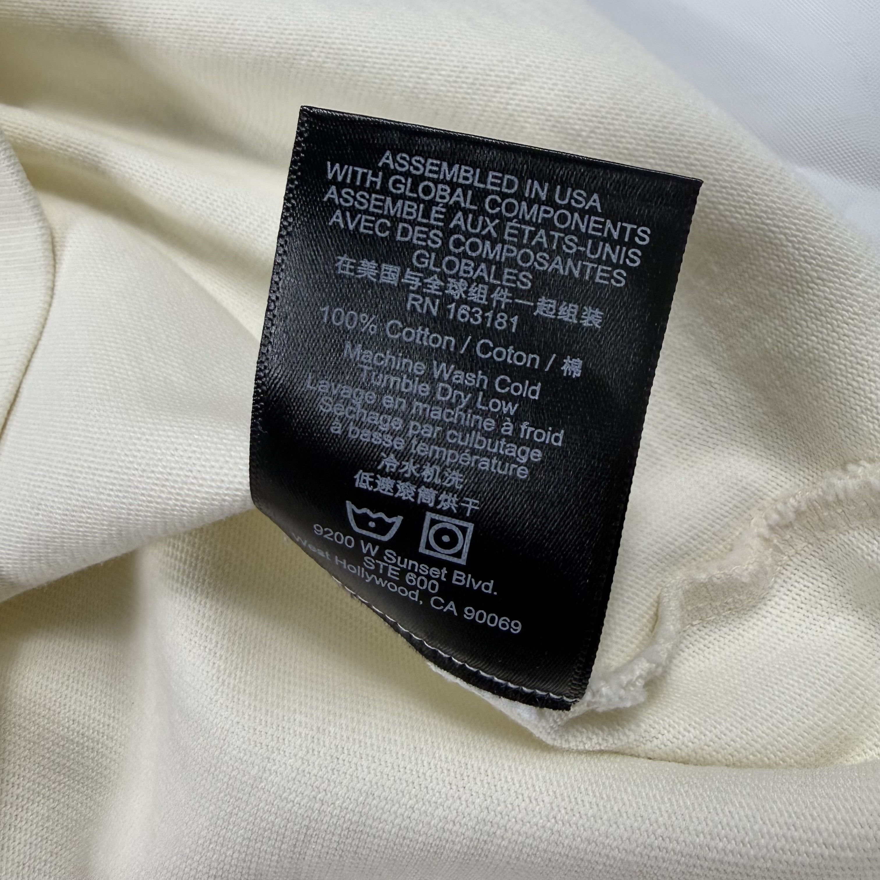Rhude Rhude Chateau Rhude Wine Graphic T-Shirt Cream XL Size US XL / EU 56 / 4 - 5 Thumbnail