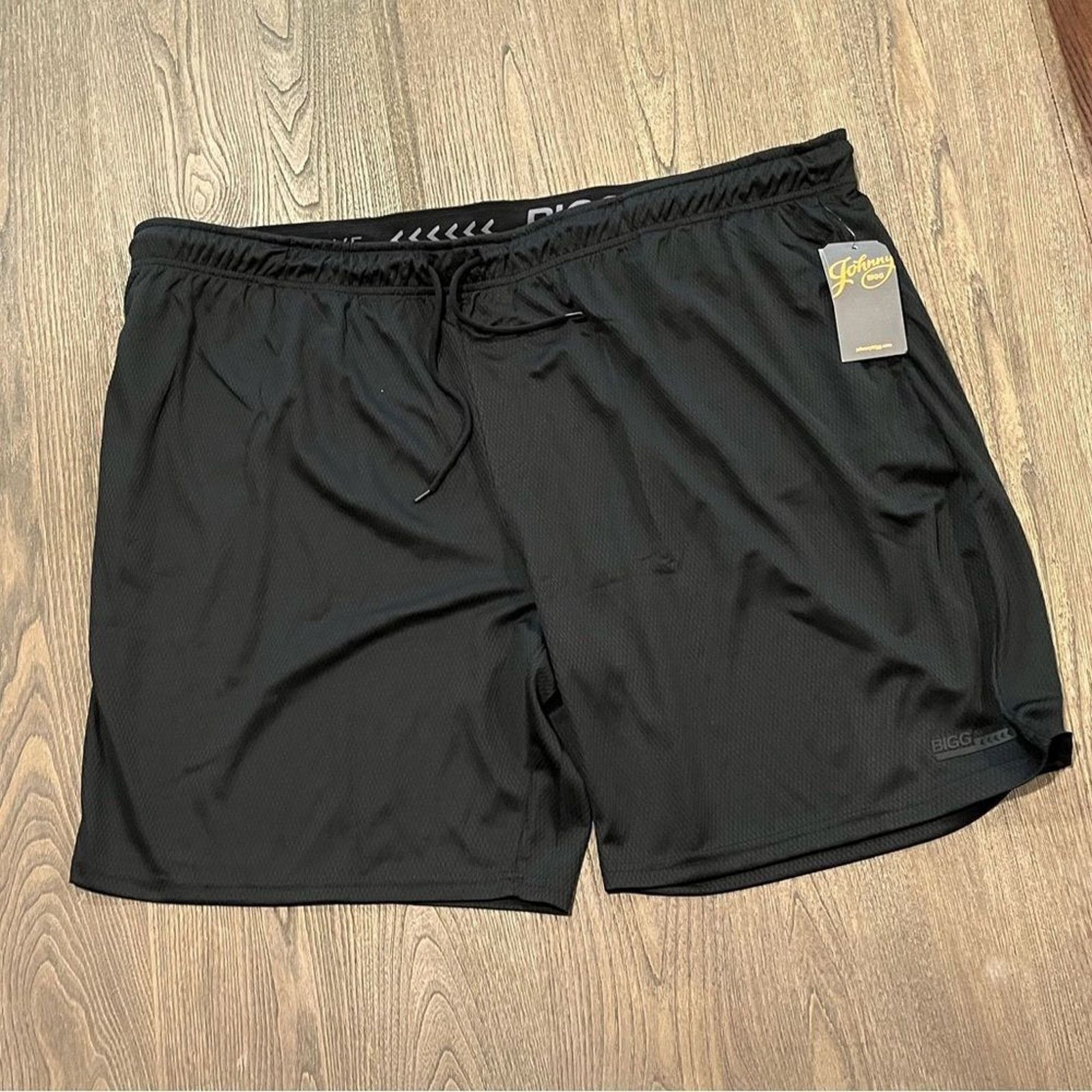 Vintage NWT Johnny Bigg Active Textured Knit Shorts Black Size 7X Size US 44 / EU 60 - 1 Thumbnail