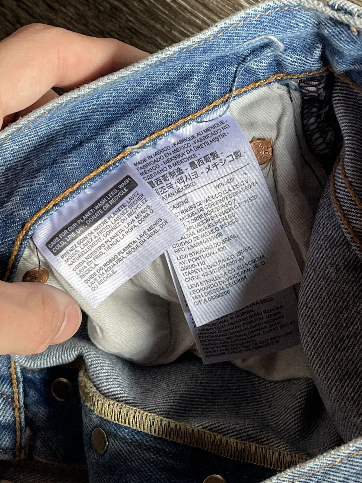 DENIM TEARS Denim Tears Bust Down Crystal Light Blue Denim Jeans Size US 30 / EU 46 - 9 Thumbnail