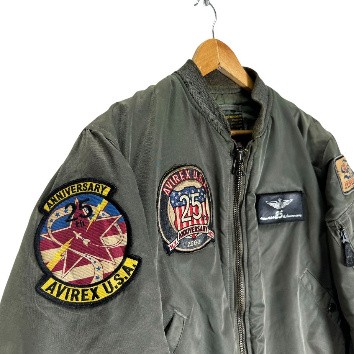 Avirex ☀️AVIREX LTD ANNIVERSARY MA -1 BOMBER JACKET Size US M / EU 48-50 / 2 - 8 Thumbnail