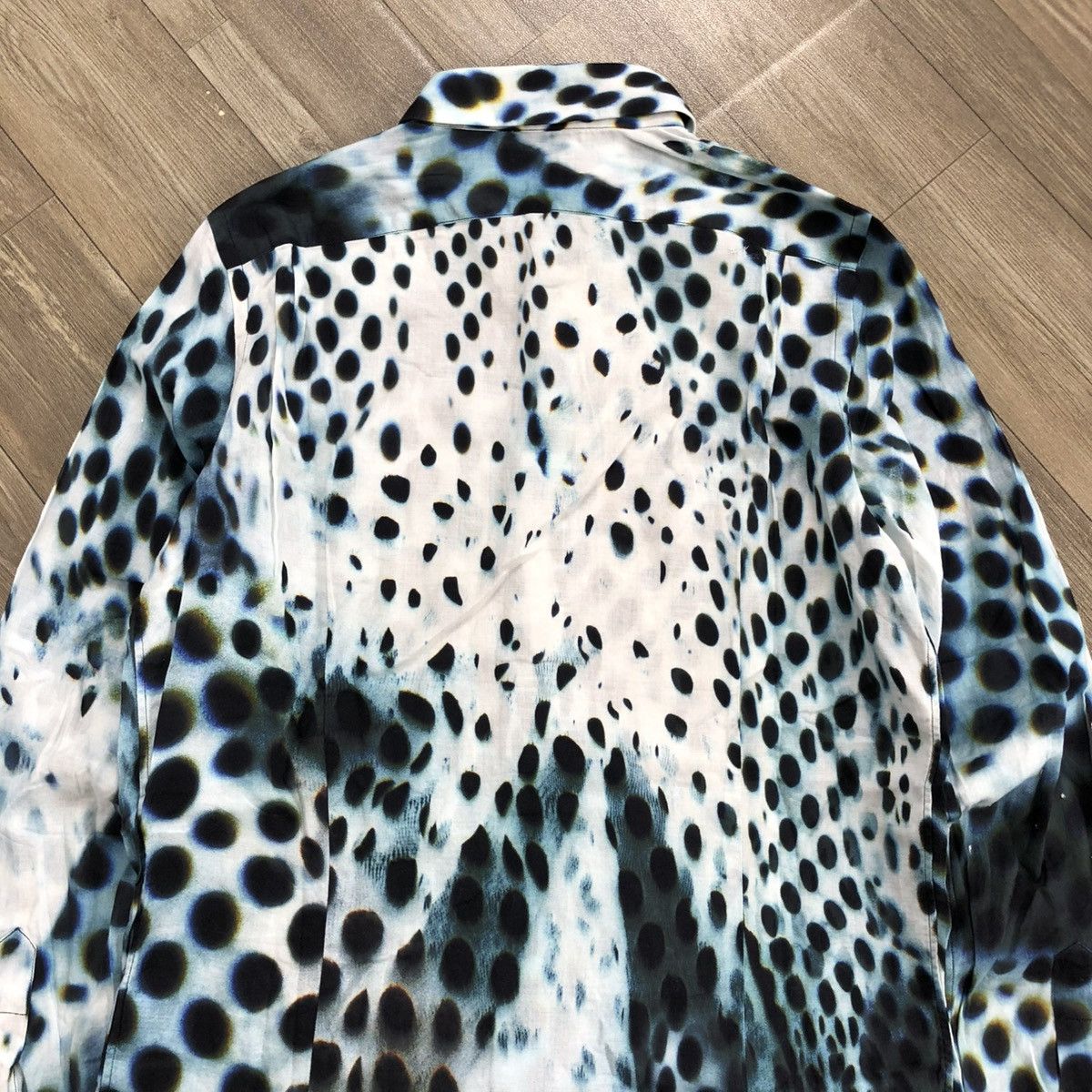 Designer × Paul Smith Luxury Paul Smith Mainline Leopard 3D Print Button Up Shirt Size US M / EU 48-50 / 2 - 14 Thumbnail