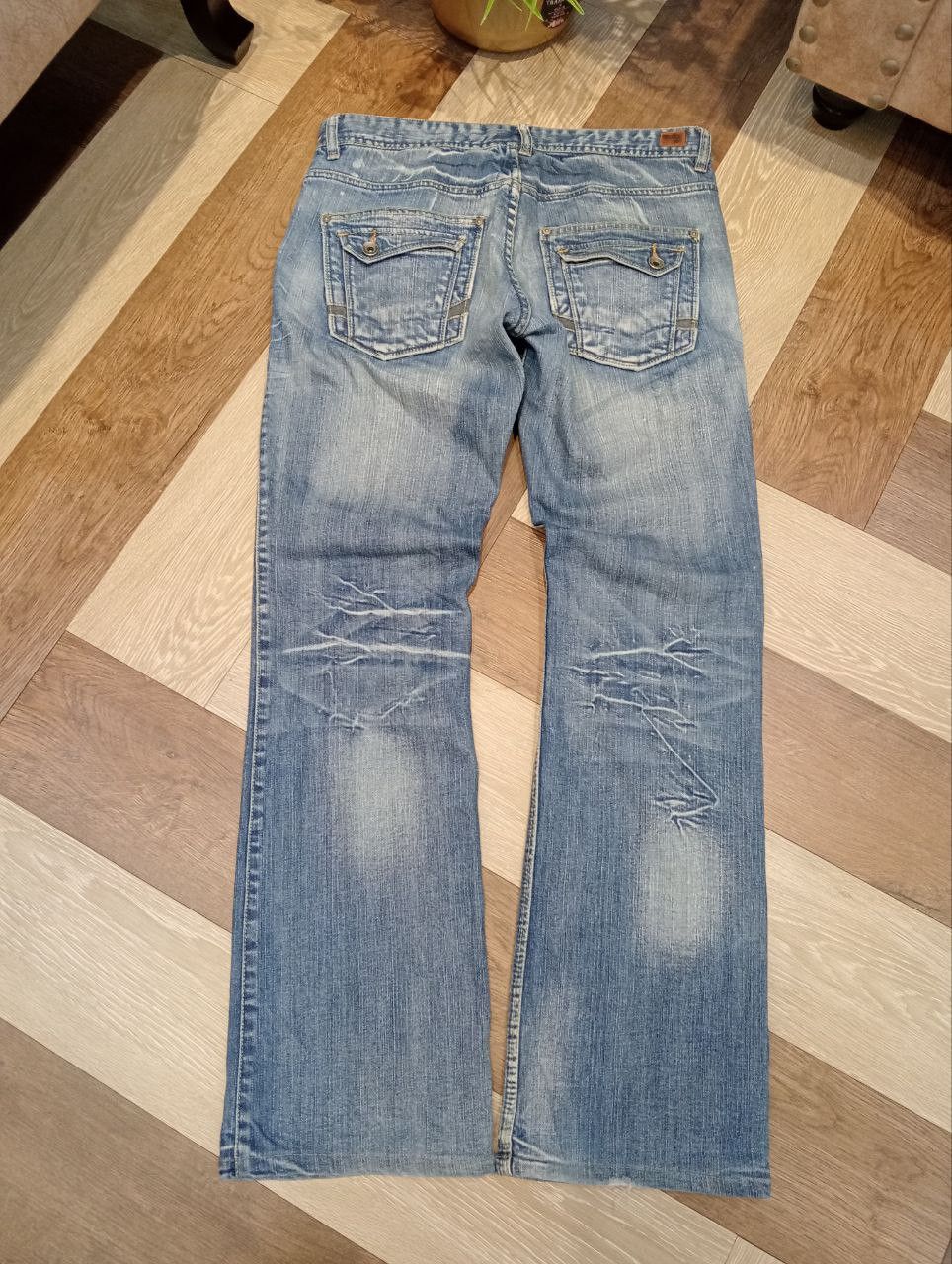 Nicole Club JAPANESE NICOLE CLUB FOR MEN FLARED DENIM JEANS Size US 34 / EU 50 - 12 Thumbnail