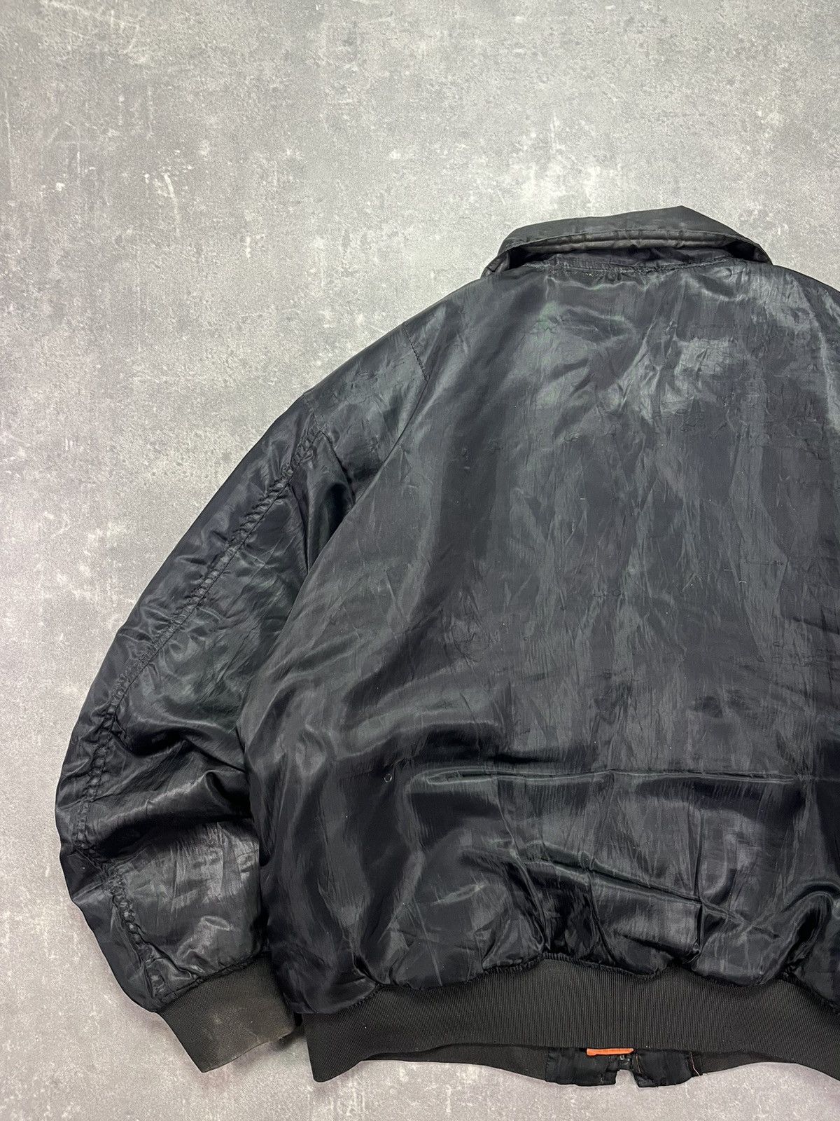 Japanese Brand 90s St. Army Industries Distressed Faded Bomber Jacket XXL Size US XXL / EU 58 / 5 - 11 Thumbnail