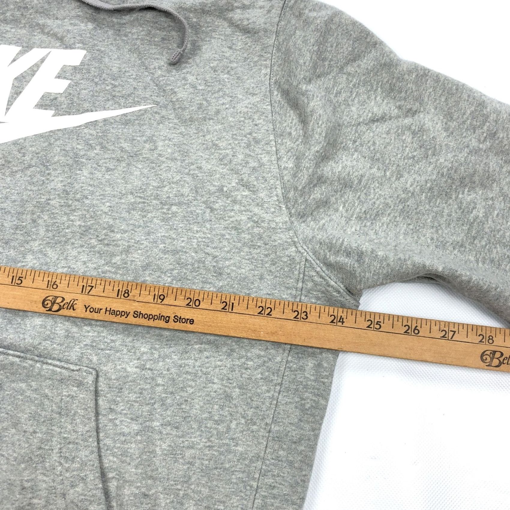 Nike Nike Men's Gray Logo Pullover Hoodie Fleece Sweatshirt BV2973-063 Size L Size US L / EU 52-54 / 3 - 5 Thumbnail