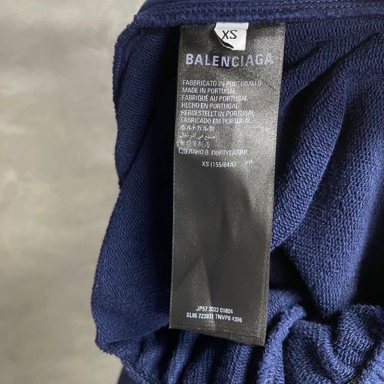 Balenciaga Balenciaga balenciaga adidas navy blue embroidered logo sw Size US 28 / EU 44 - 3 Thumbnail