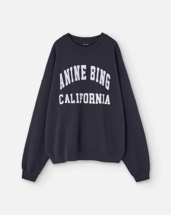 Anine Bing ANINE BING Women Hoodies A 08 10025 009 VINTAGE BLACK Black Size M / US 6-8 / IT 42-44 - 1 Thumbnail
