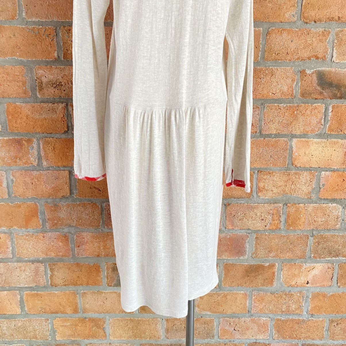 45rpm Red Gingham Panel Long-Sleeve Dress Size XS / US 0-2 / IT 36-38 - 17 Thumbnail