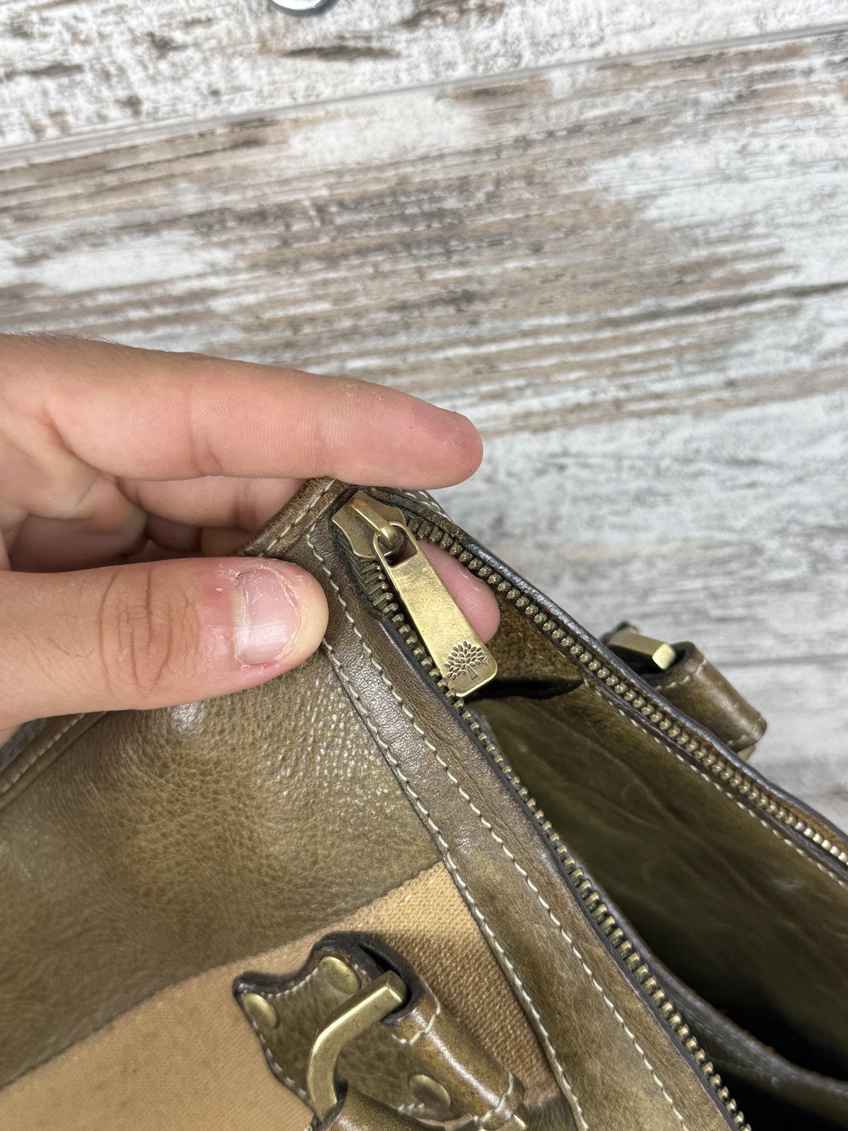 Mulberry × Vintage Women’s Mulberry bag luxury leather tote Alice Size ONE SIZE - 19 Thumbnail