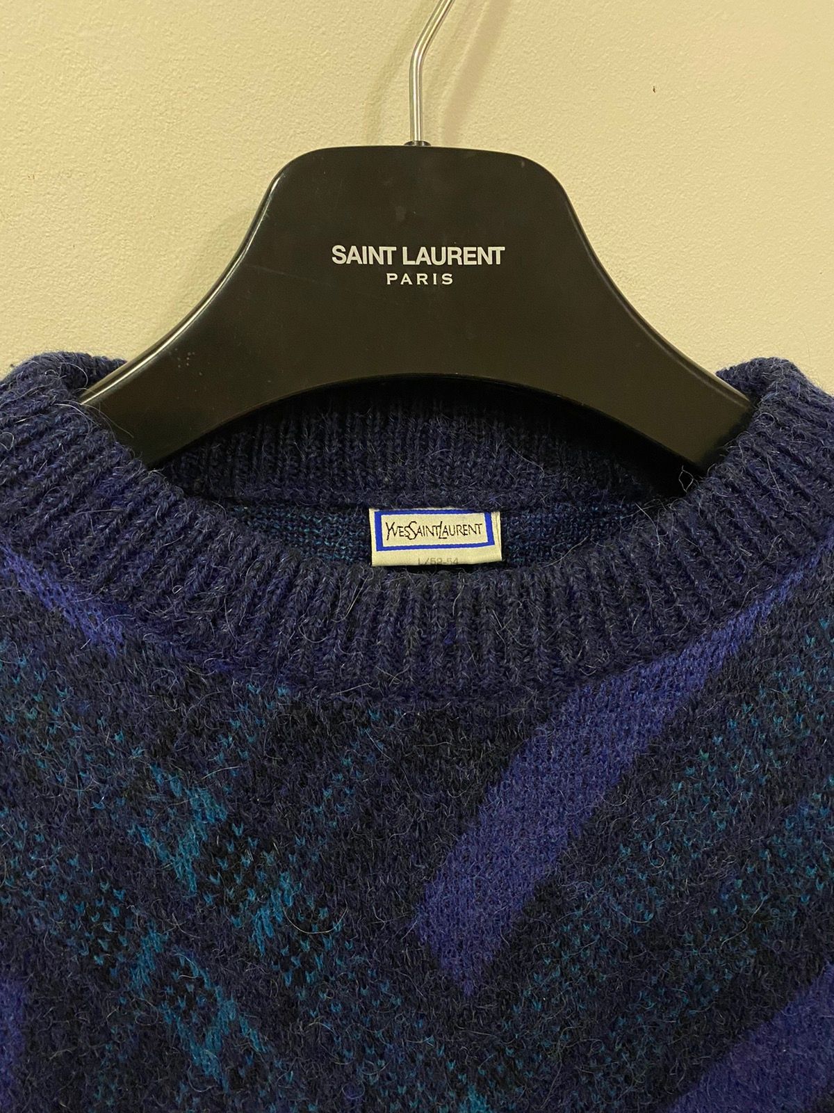 Vintage Wool 90's YSL Sweater Soft YSL Wool Sweater Knit Size US L / EU 52-54 / 3 - 8 Thumbnail