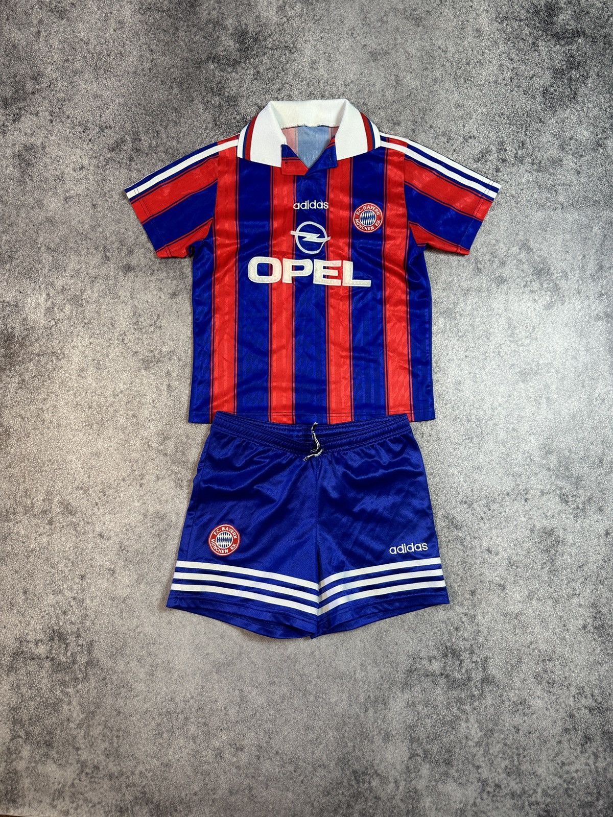 Jersey De Fútbol Retro Del Bayern Munich Manga Larga Daei, Papin, Elber, Zickler