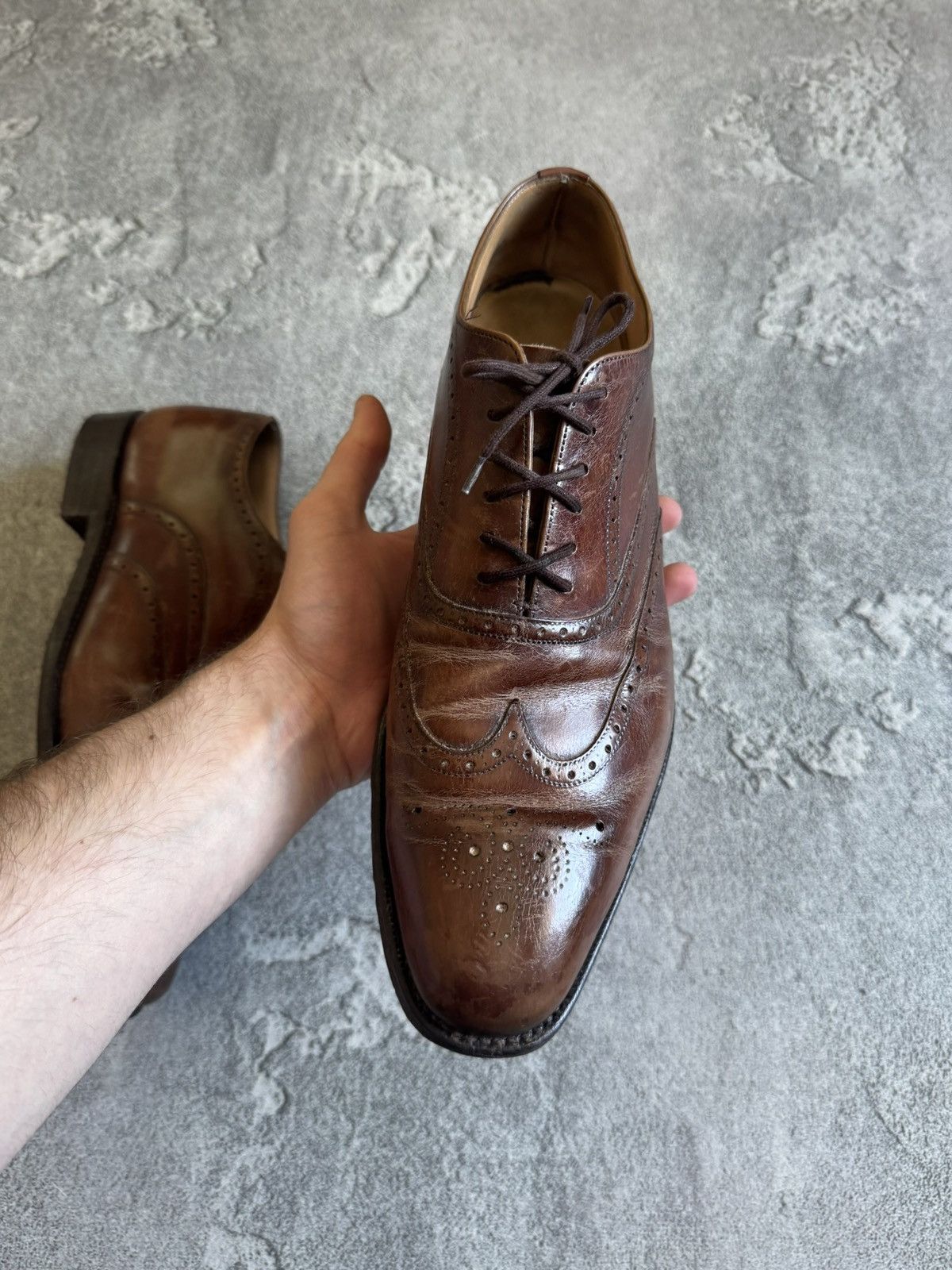 Church's Church’s 28.5cm brown leather shoes brogue shanghai casual Size US 10 / EU 43 - 9 Thumbnail