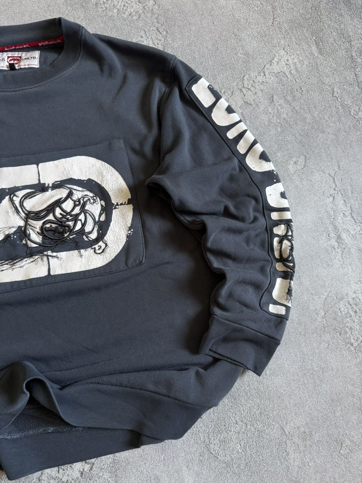Ecko Unltd. ECKO UNLTD. XL/size big logo sweatshirts jumper pullover 90s Size US XL / EU 56 / 4 - 4 Thumbnail