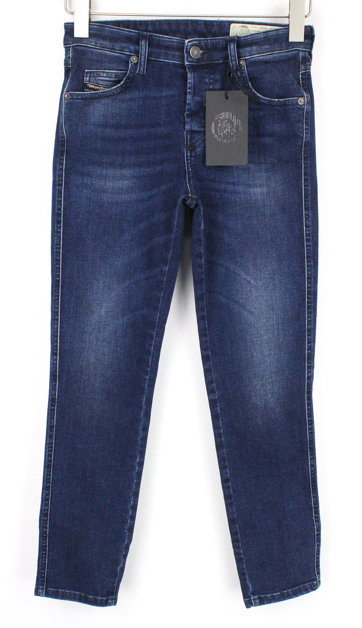 Diesel BABHILA 083AE W24/L30 Dark Blue Stretch Jeans 69768 Size 24" / US 00 / IT 34 - 1 Thumbnail