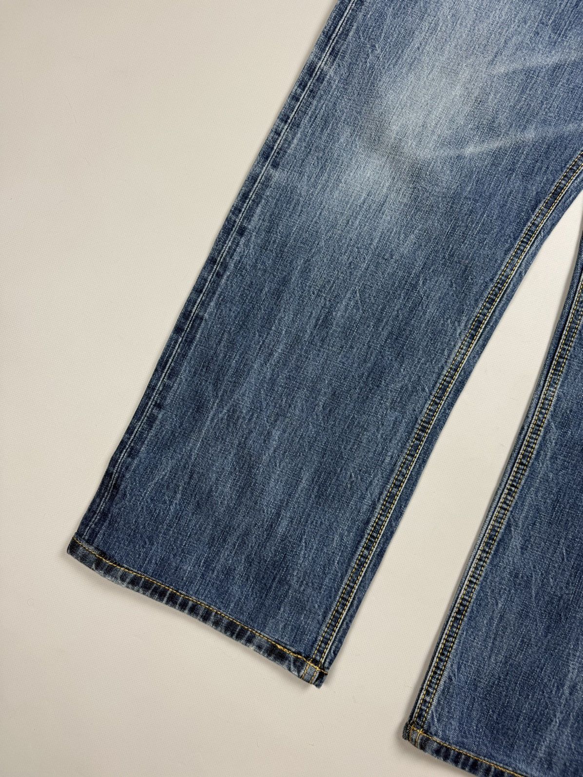Pike Brothers Pike Brothers Men’s Selvedge Denim Back Buckle Jeans Size 33 Size US 33 - 8 Thumbnail