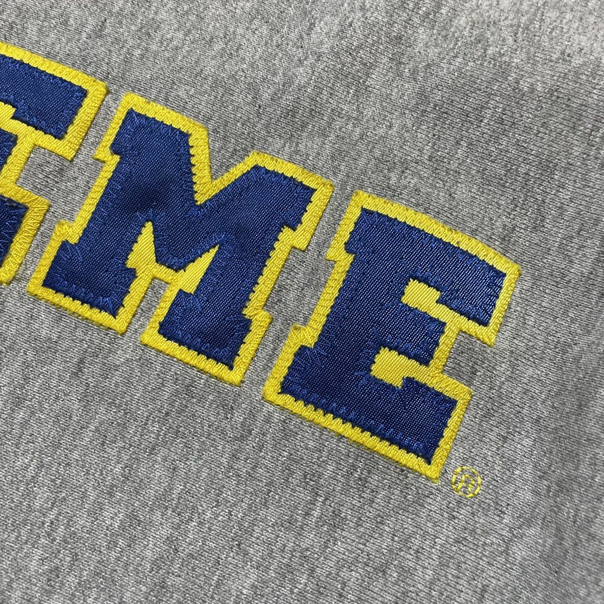 Supreme Vintage Supreme College Crewneck Sweatshirt Heather Grey Size US L / EU 52-54 / 3 - 4 Thumbnail