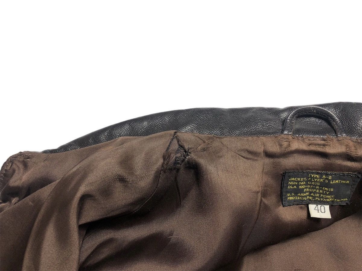 Other Vintage US A-2 army flyers leather jacket Size US M / EU 48-50 / 2 - 10 Thumbnail