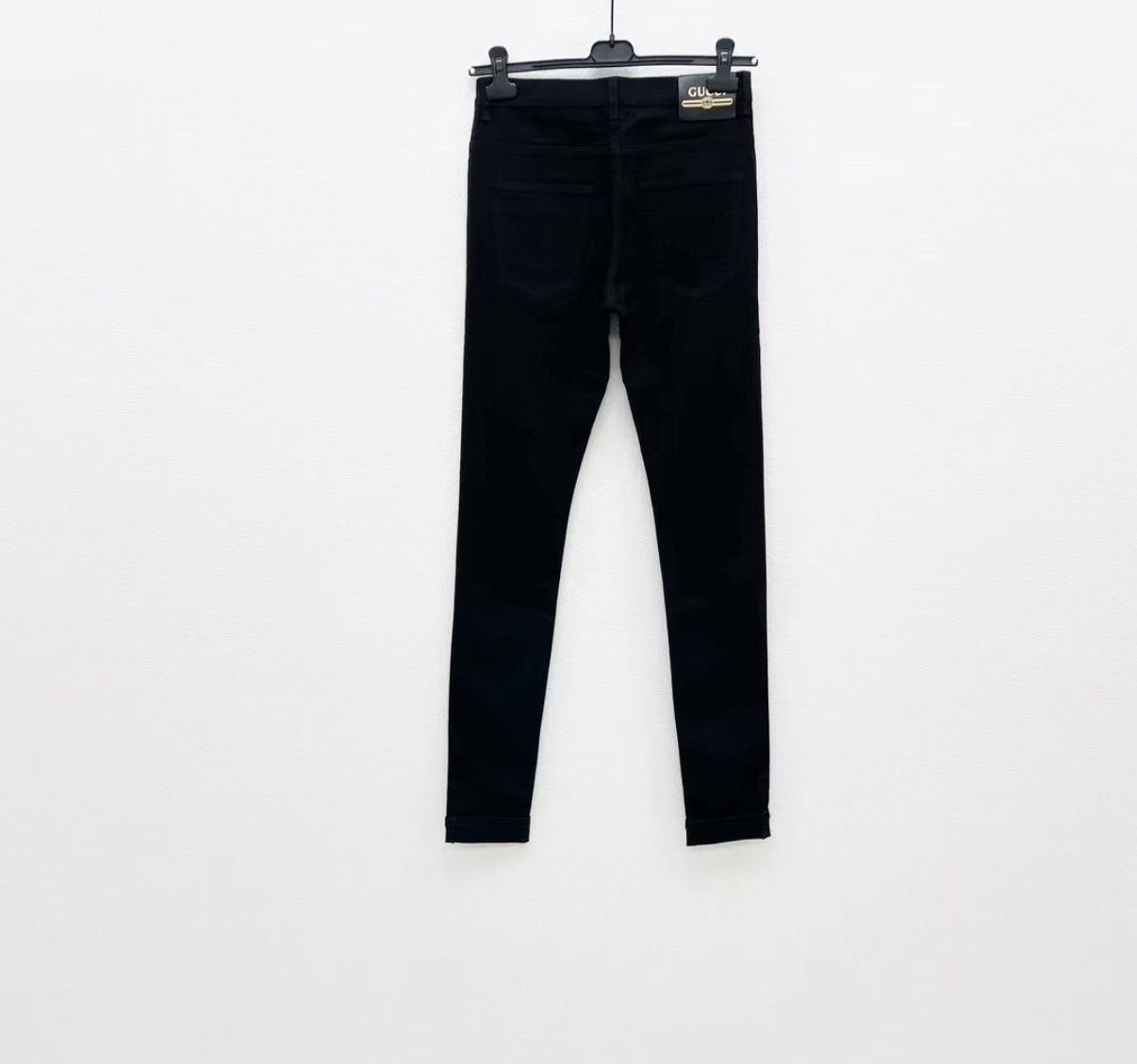 Gucci GUCCI High Waist Skinny Black Stretch Jeans J30 Size US 29 - 6 Thumbnail