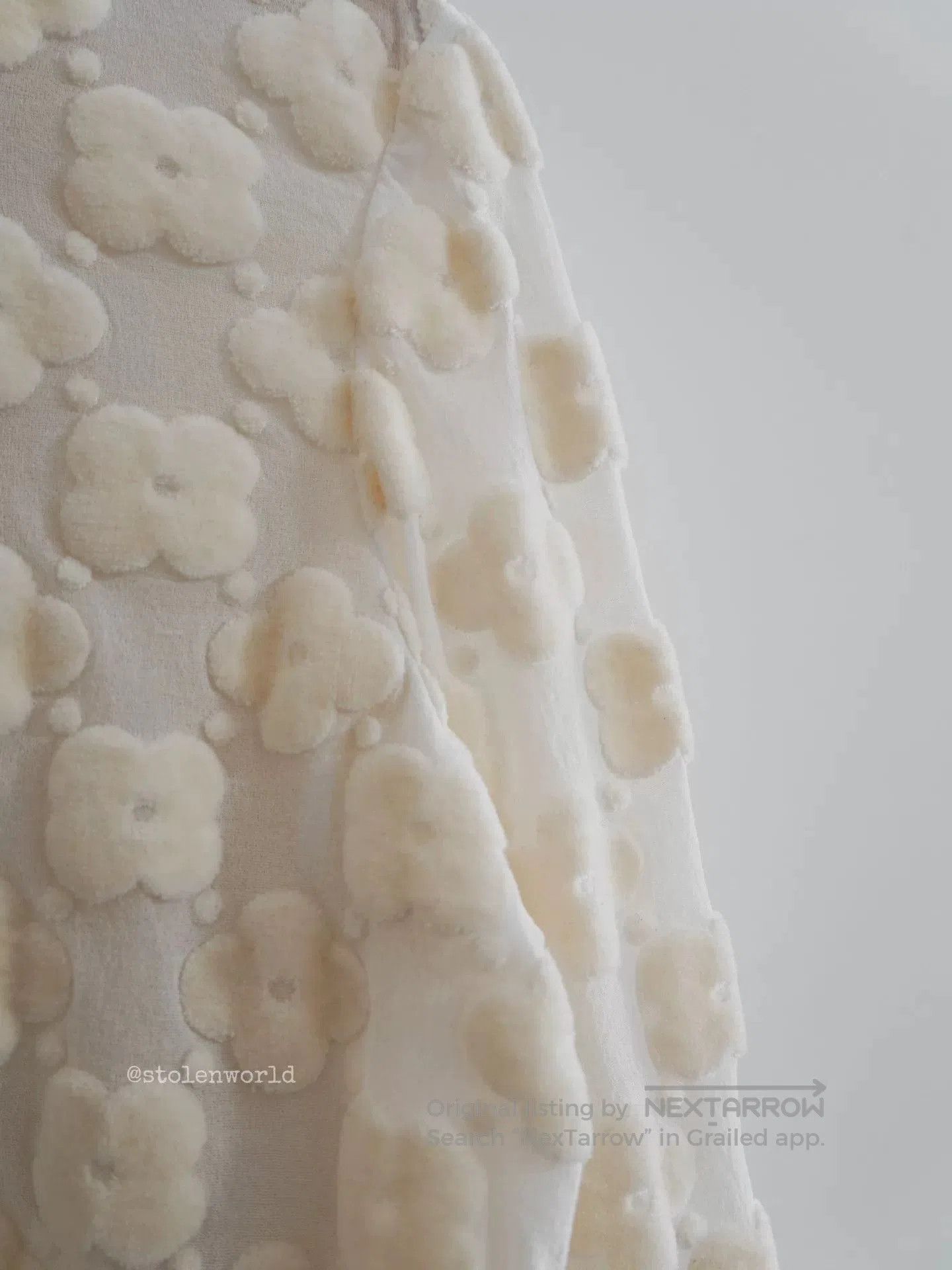 Tricot Comme des Garcons comme des garcons cream floral outerwear. Size M / US 6-8 / IT 42-44 - 7 Thumbnail