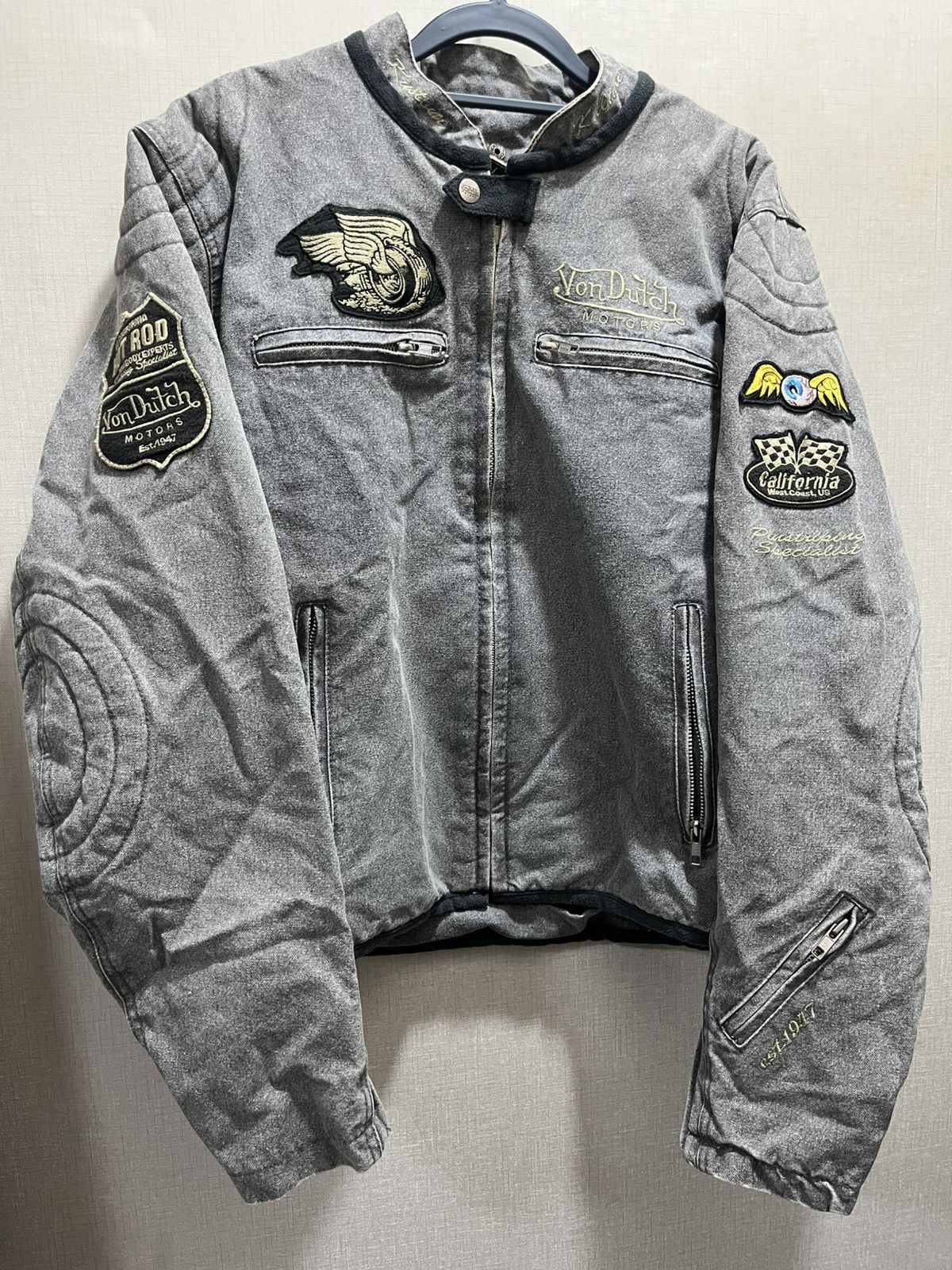 ( rare 🔥 ) von dutch vintage denim jacket