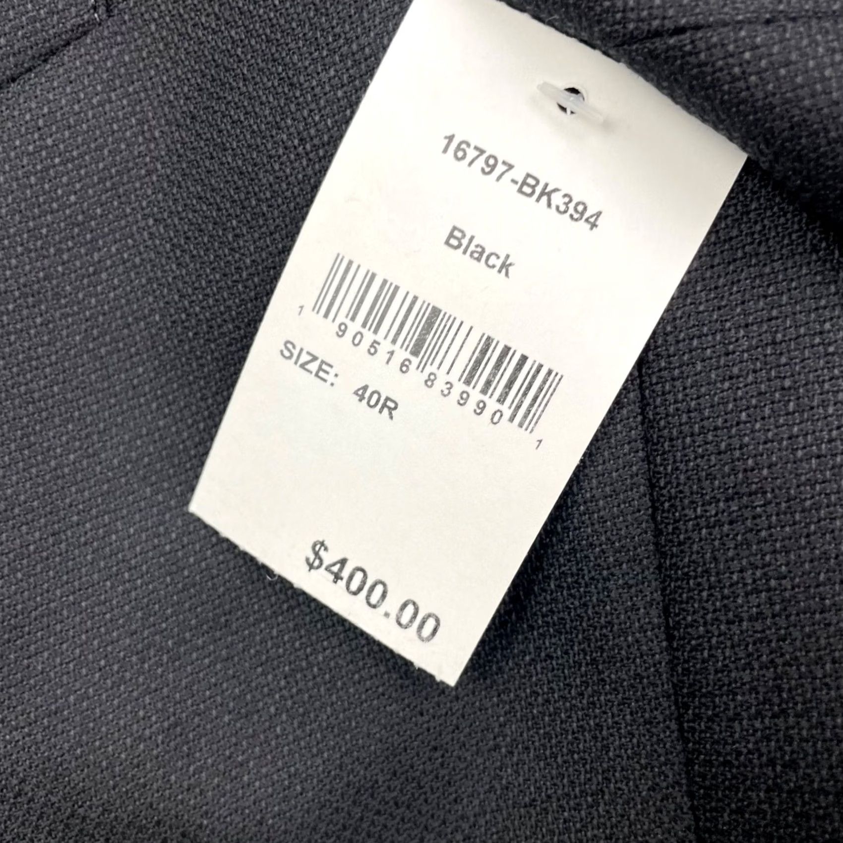 Bonobos VINTAGE? No. Bonobos Blazer Men 40R Slim Wool Black Two-Button Notch Lapel 40R Regular Jacket Coat Business Men’s Two Button Blazer Dam? Size 40R - 6 Thumbnail