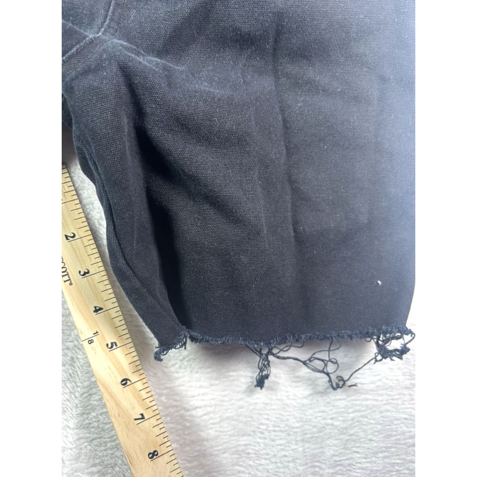 Gloverall VINTAGE Lurking Class Overall Women’s Black Size S Denim One-Piece Sleeveless Embroidered 90s College Style Ladies Pants? Size 28" / US 6 / IT 42 - 4 Thumbnail