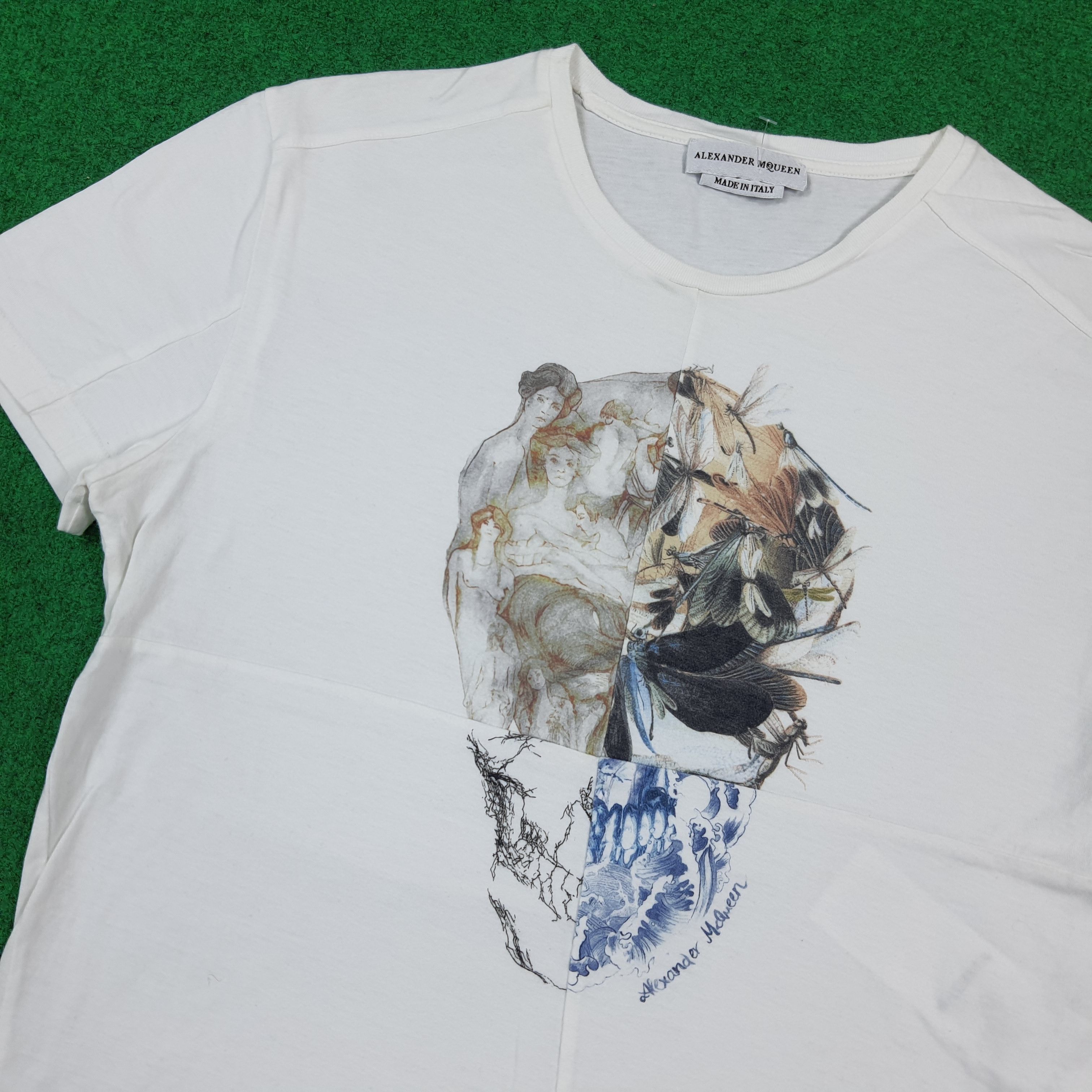 Alexander McQueen Vintage Alexander McQueen Skull Graphic Tshirt C294N68 Size US M / EU 48-50 / 2 - 2 Thumbnail