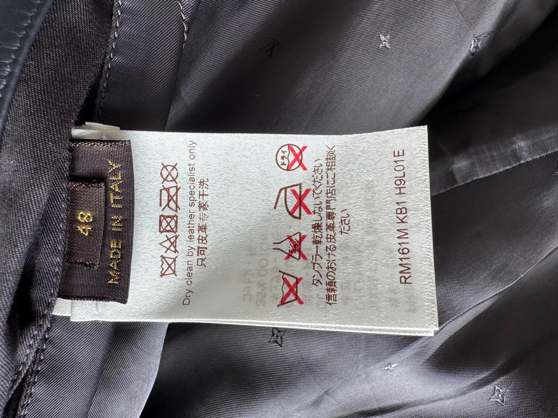 Louis Vuitton LOUIS VUITTON Colorblock Zip-Up Leather Jacket K13 Size US M / EU 48-50 / 2 - 6 Thumbnail