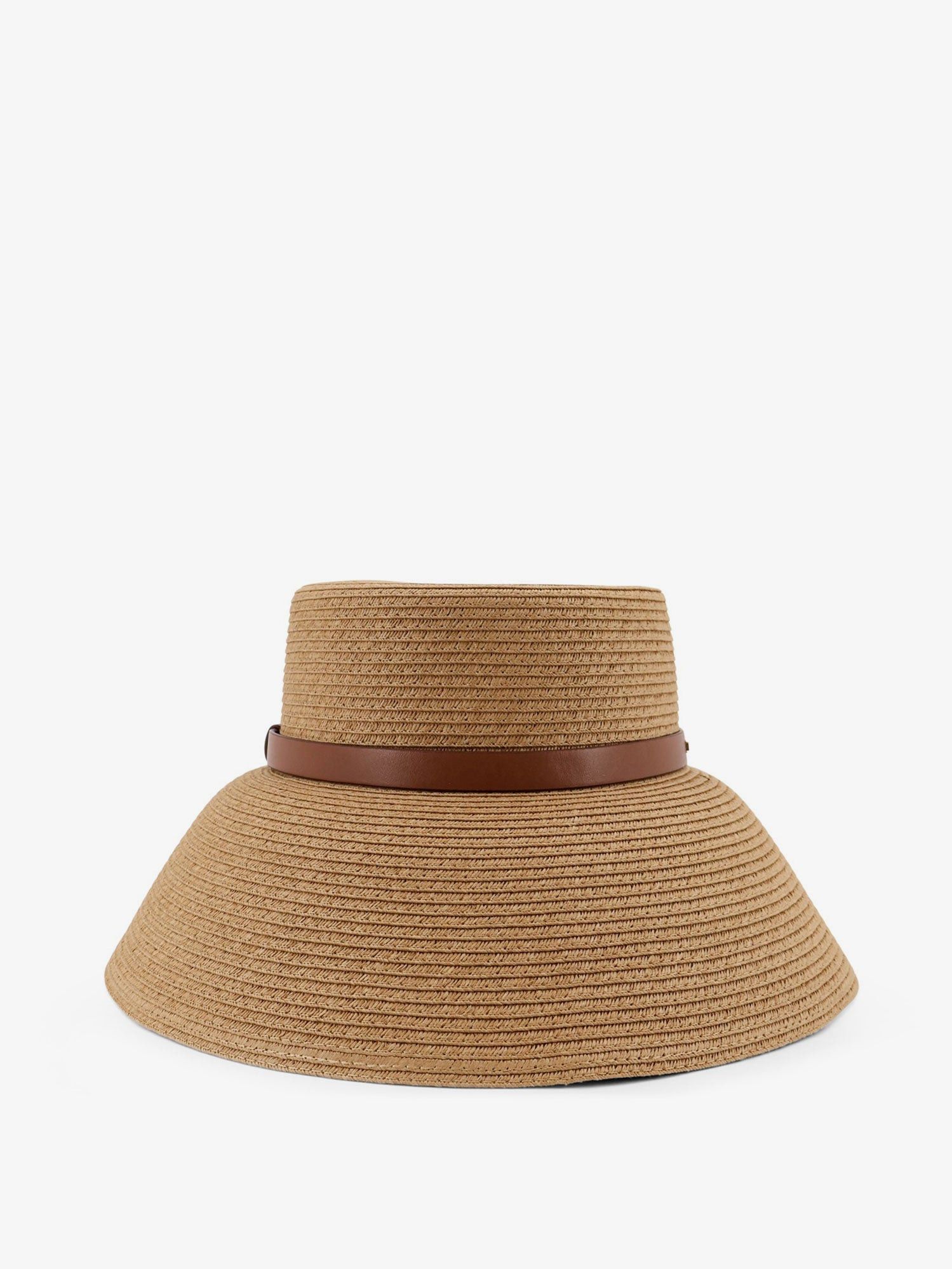 Max Mara Wide-Brimmed Hat With Metal Logo On The Front Size ONE SIZE - 1 Thumbnail