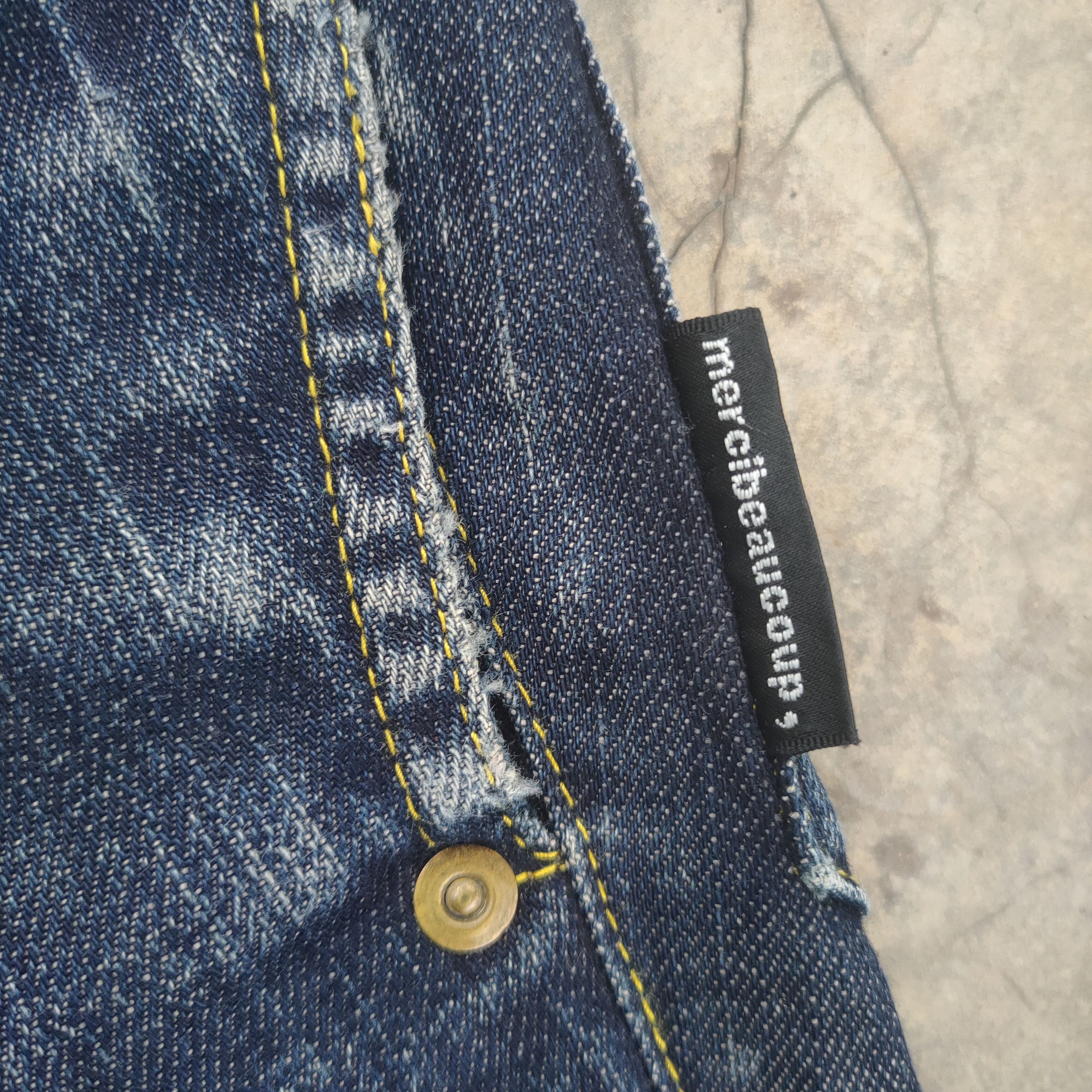 Issey Miyake × Jean × mercibeaucoup MERCIBEAUCOUP BY ISSEY MIYAKE JEAN DENIM PANTS Size US 32 / EU 48 - 9 Thumbnail