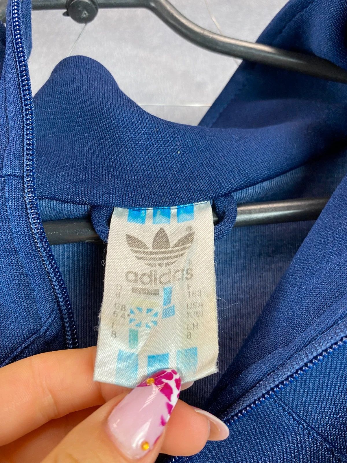 Adidas Adidas Zip Hoodie Mini Logo Embroidered Grey L Size US L / EU 52-54 / 3 - 4 Thumbnail