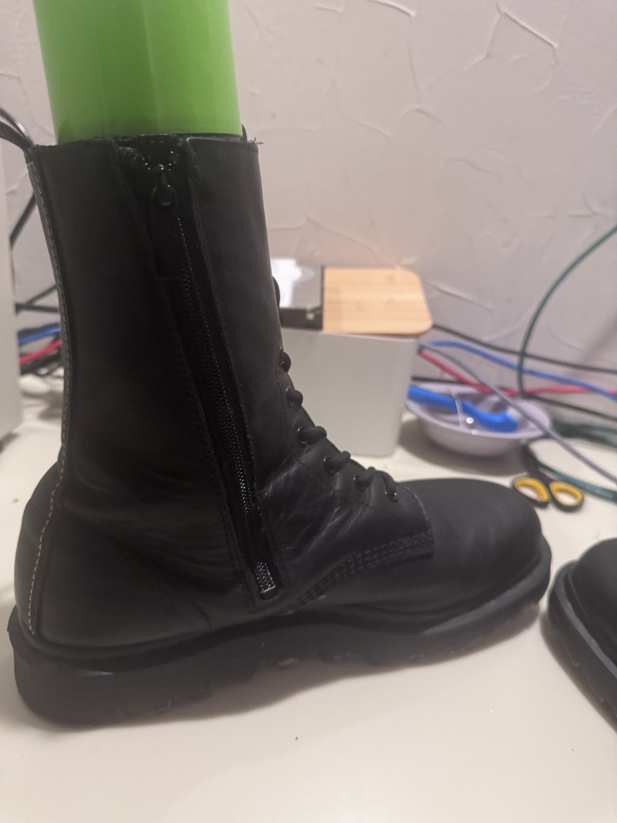 Dr. Martens × Yohji Yamamoto Yohji X Dr Marten Shirley Temperley Twisted Boots Size US 11 / EU 44 - 6 Thumbnail
