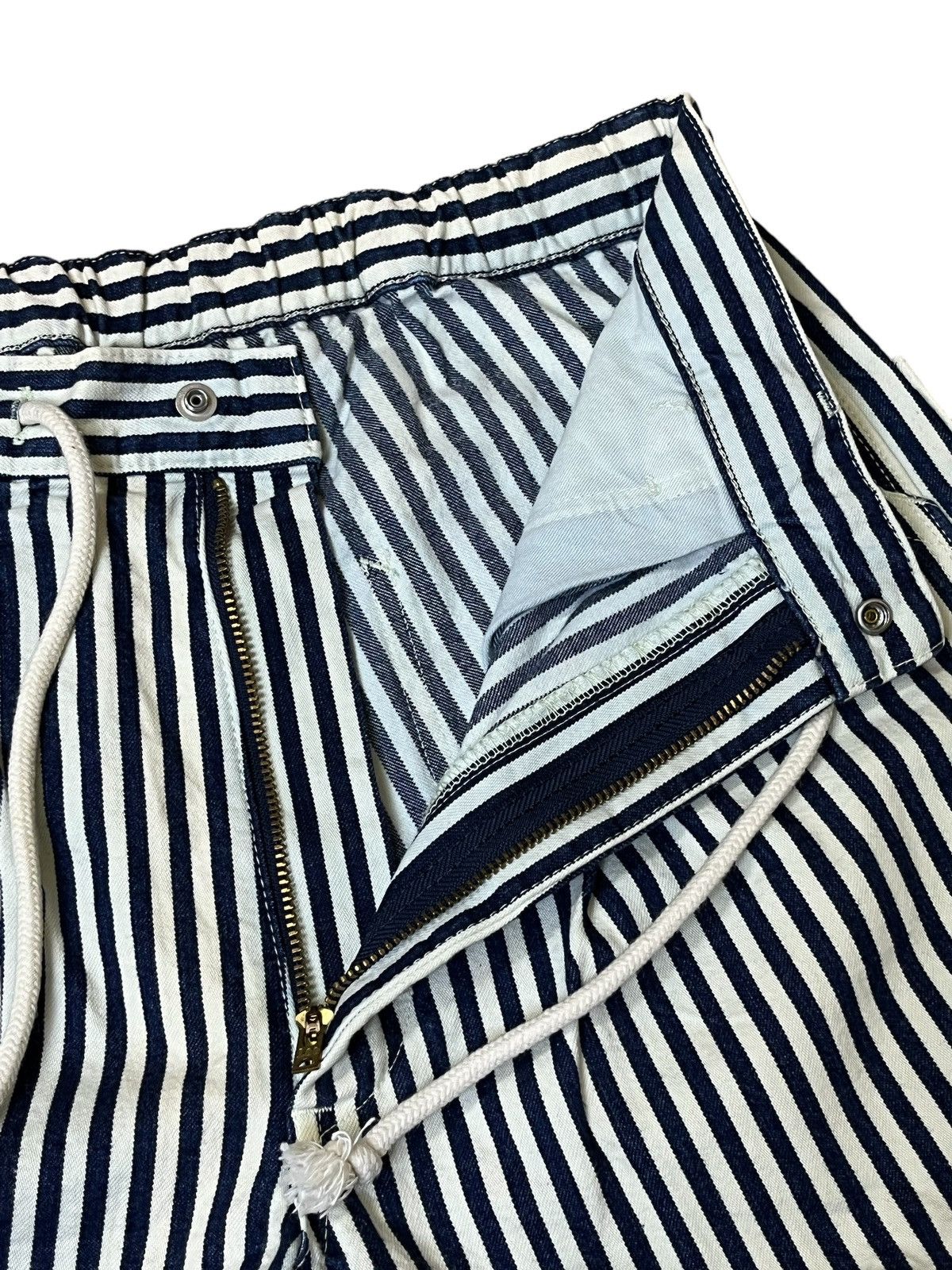 Lee VINTAGE LEE WORKWEAR CARPENTER HICKORY DRAWSTRING WAIST PANT Size US 32 / EU 48 - 12 Thumbnail