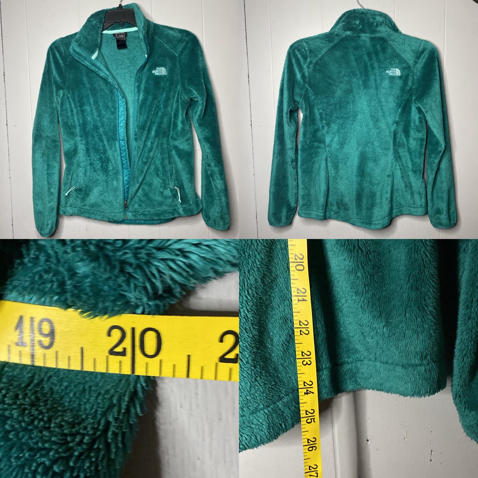 The North Face The North Face Osito Fuzzy Fleece Full Zip Jacket Womens Green S Size S / US 4 / IT 40 - 10 Thumbnail