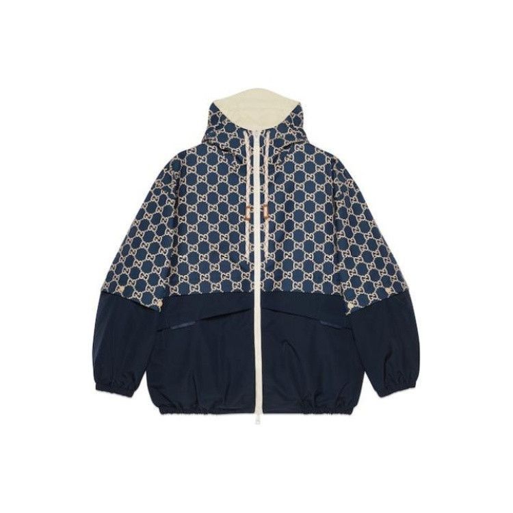 Gucci Gucci Patterned Hooded Jacket for Men-2506 Size US M / EU 48-50 / 2 - 1 Thumbnail