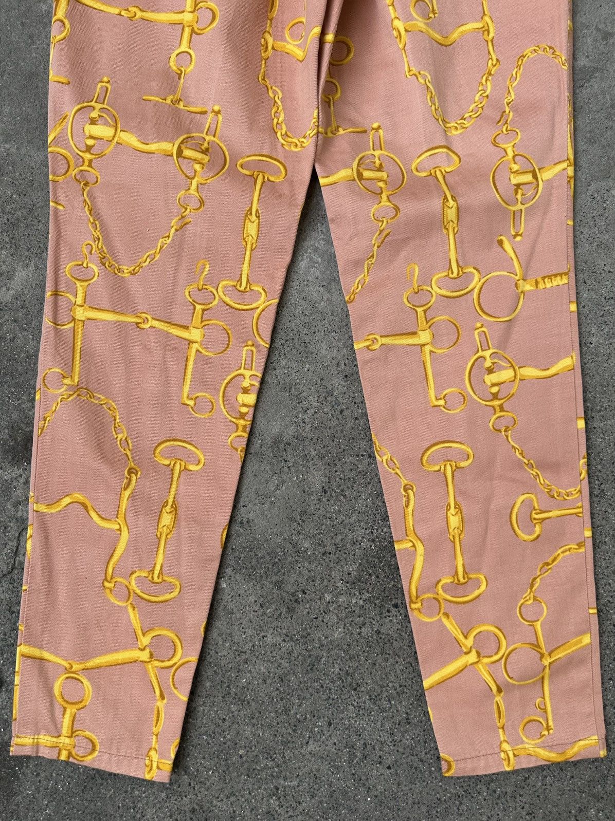 Gucci × Tom Ford Gucci - Tomford 1990 Horse Bit Logo High Waisted Coral Jeans Size 27" / US 4 / IT 40 - 12 Thumbnail