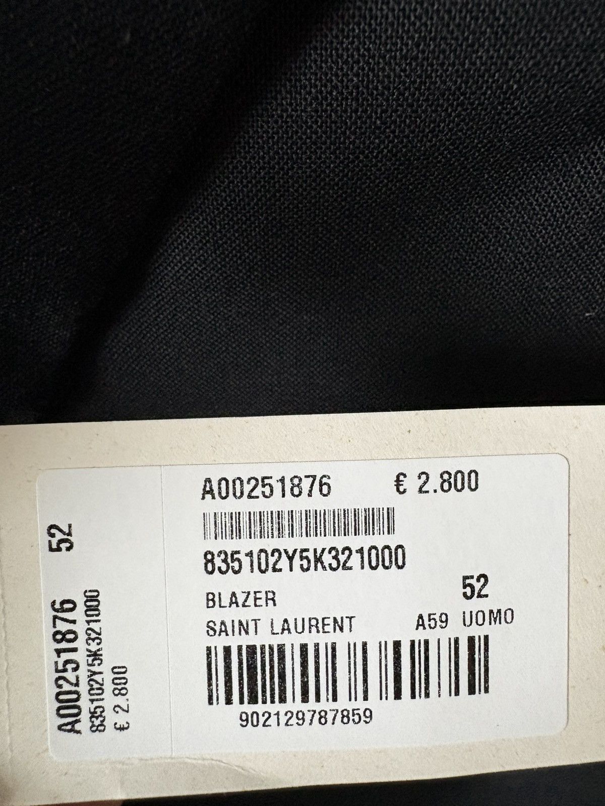 Saint Laurent Paris Double Breasted Blazer Size 42R - 6 Thumbnail