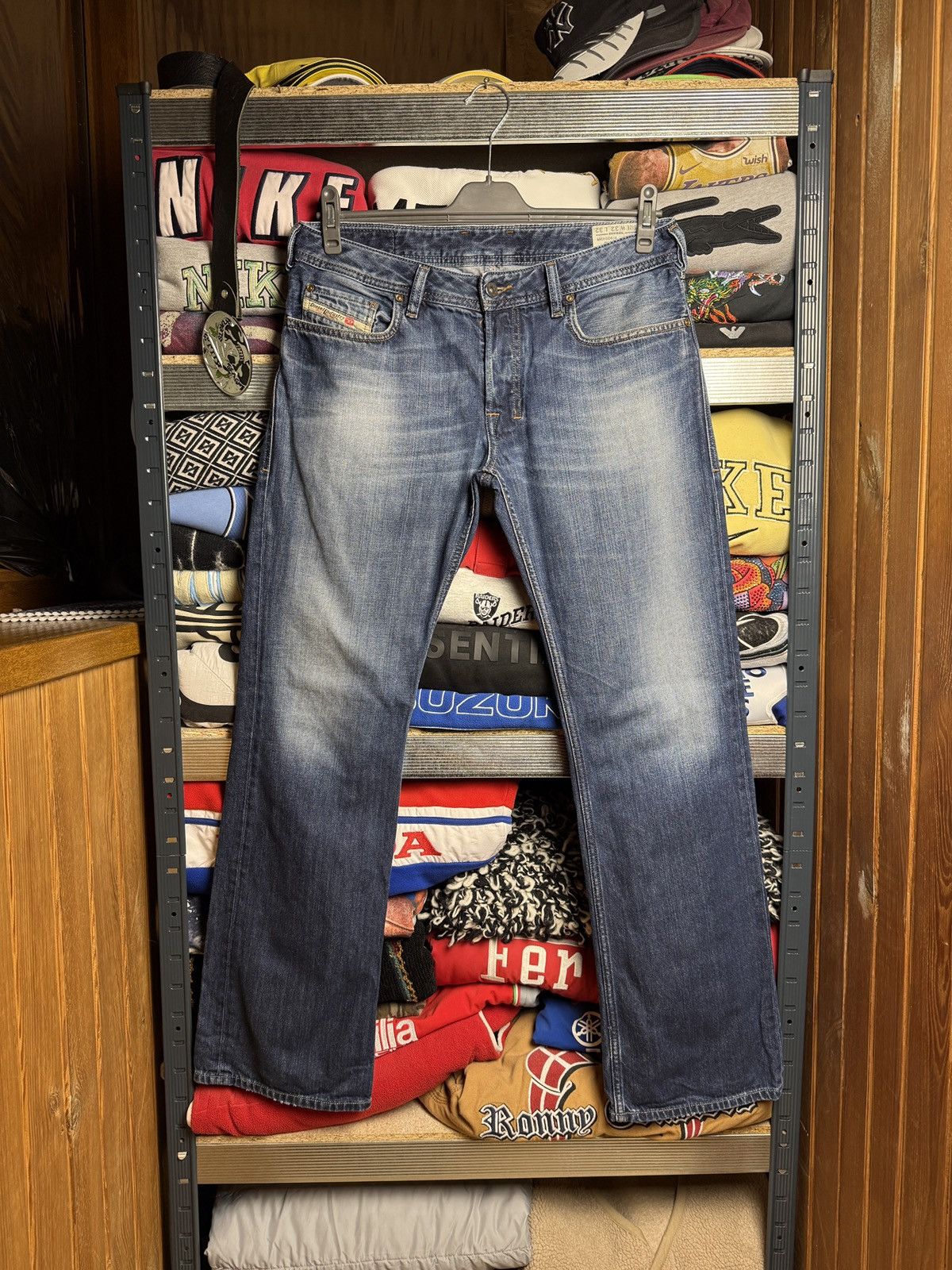 Diesel Vintage Flared Diesel Jeans Baggy Washed IfSixWasNine Style Size US 32 / EU 48 - 2 Thumbnail