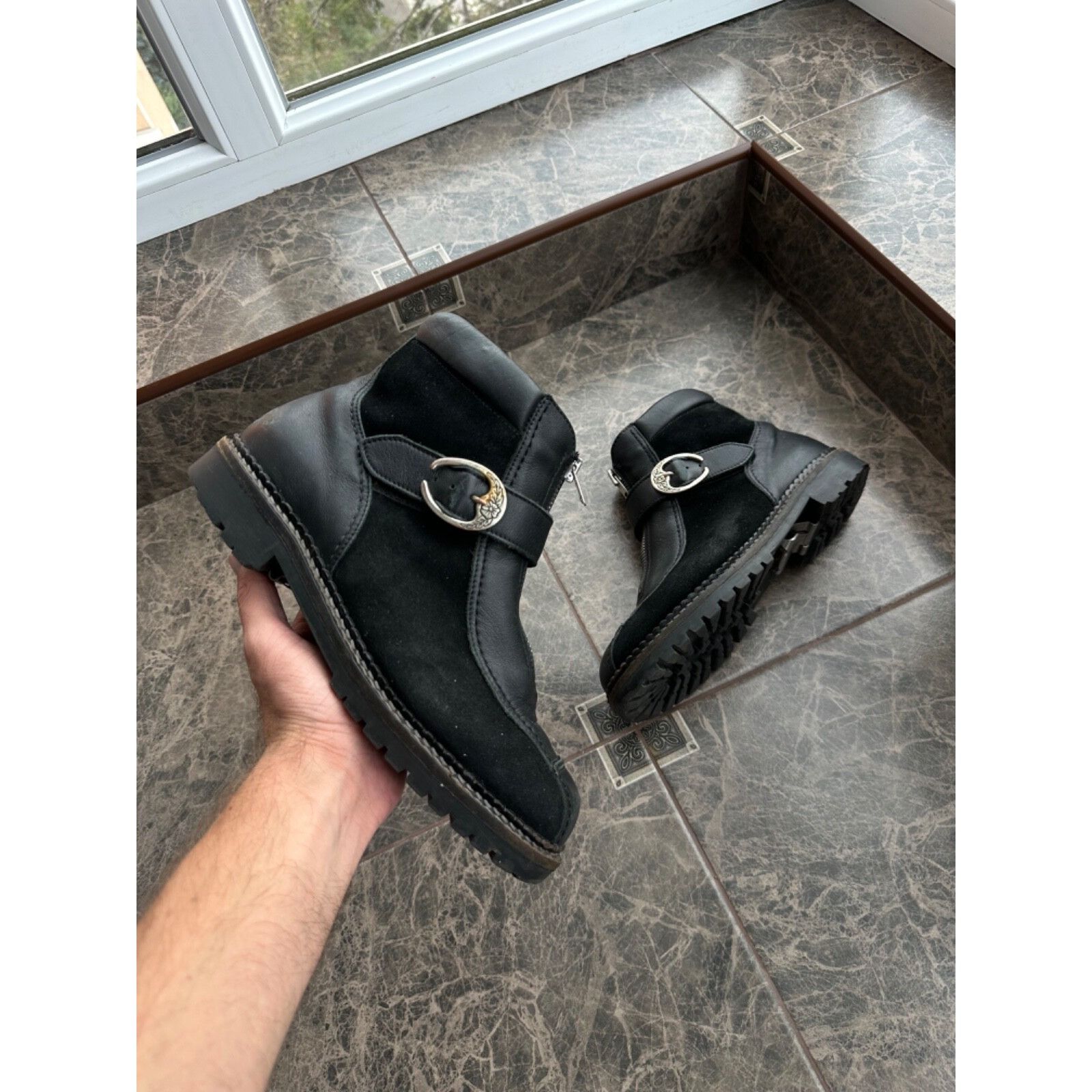 Vintage VTG Kandahar Leather & Suede Rawe Boots 7.5 US Size US 7.5 / EU 40-41 - 2 Thumbnail