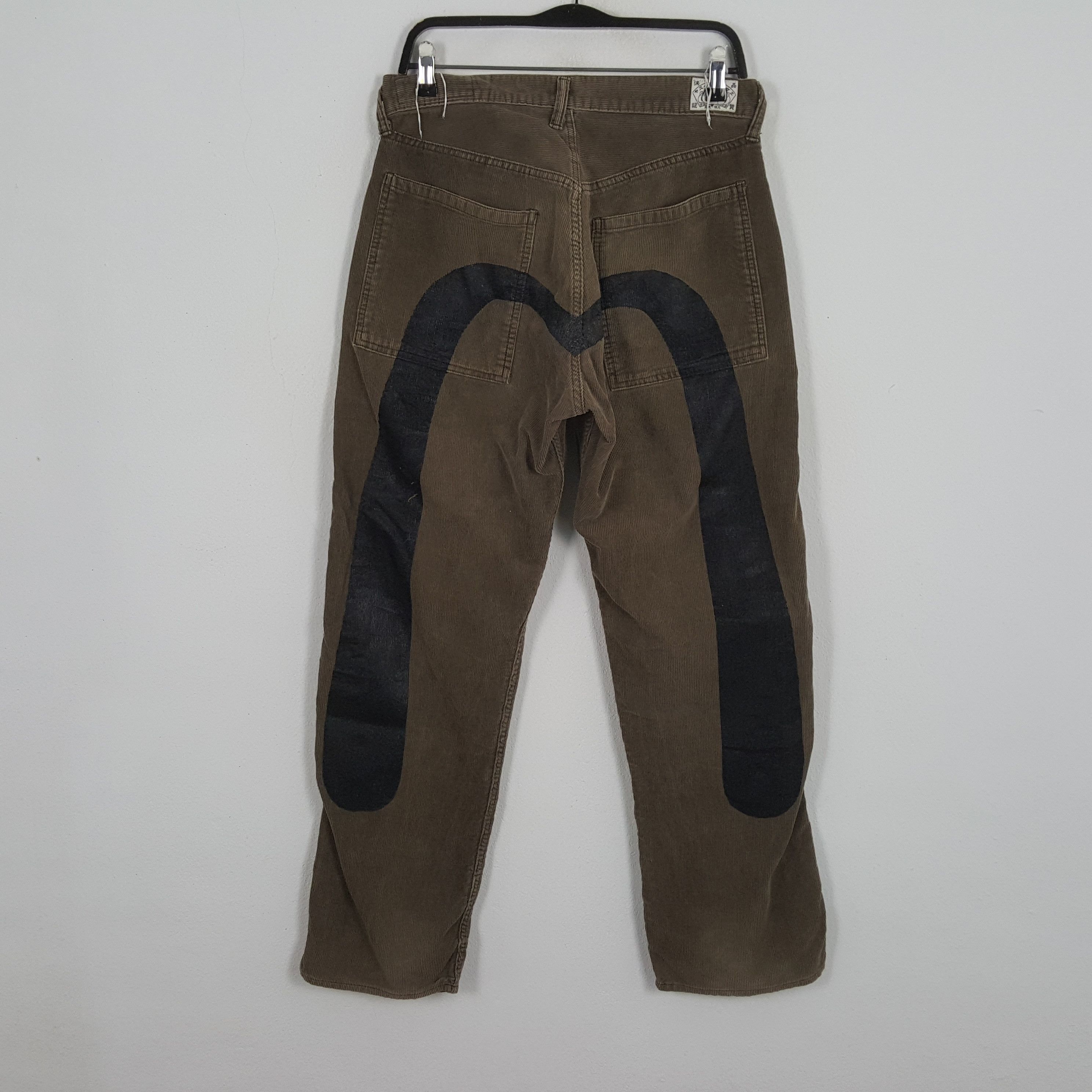 Evisu × Japanese Brand × Vintage EVISU Japanese Brand Custom Daicock Style Velvet Pants Size US 30 / EU 46 - 1 Thumbnail