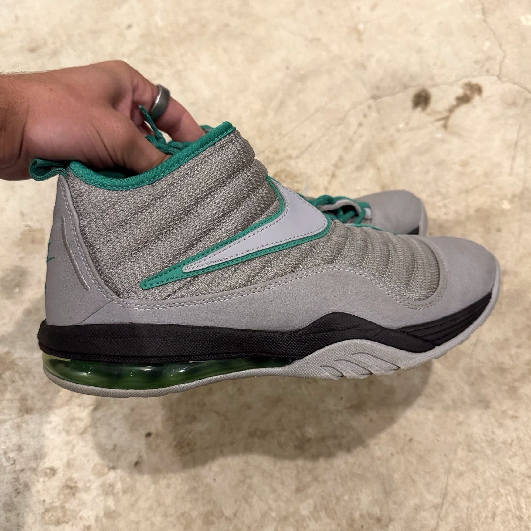 Nike Nike Air Max Shake Evolve Wolf Grey Stadium Green 2012 Rodman Gray Sz 8.5 Mens Sneaker Size US 9 / EU 42 - 2 Thumbnail