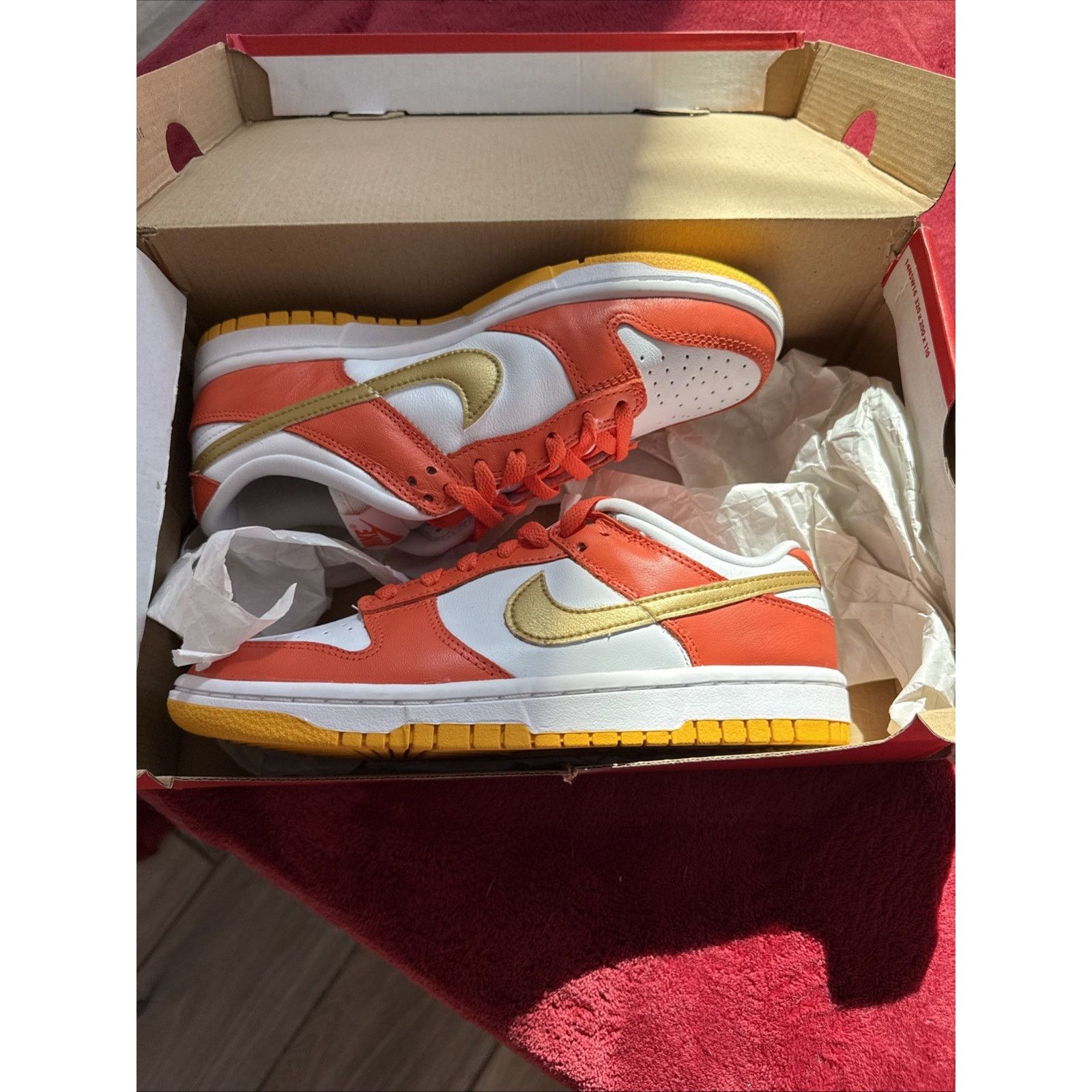 Nike Nike Dunk Low Orange University Gold Size 7.5W/6M Size US 7.5 / IT 37.5 - 9 Thumbnail