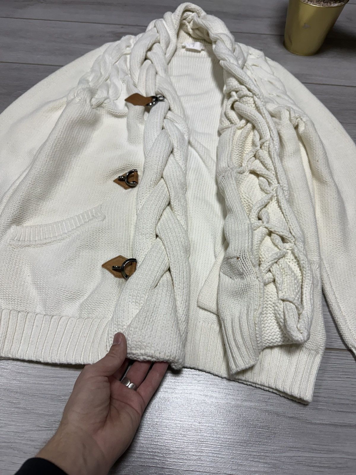 Alexander McQueen Alexander McQueen vintage RARE knitted woven cardigan Size US XL / EU 56 / 4 - 8 Thumbnail