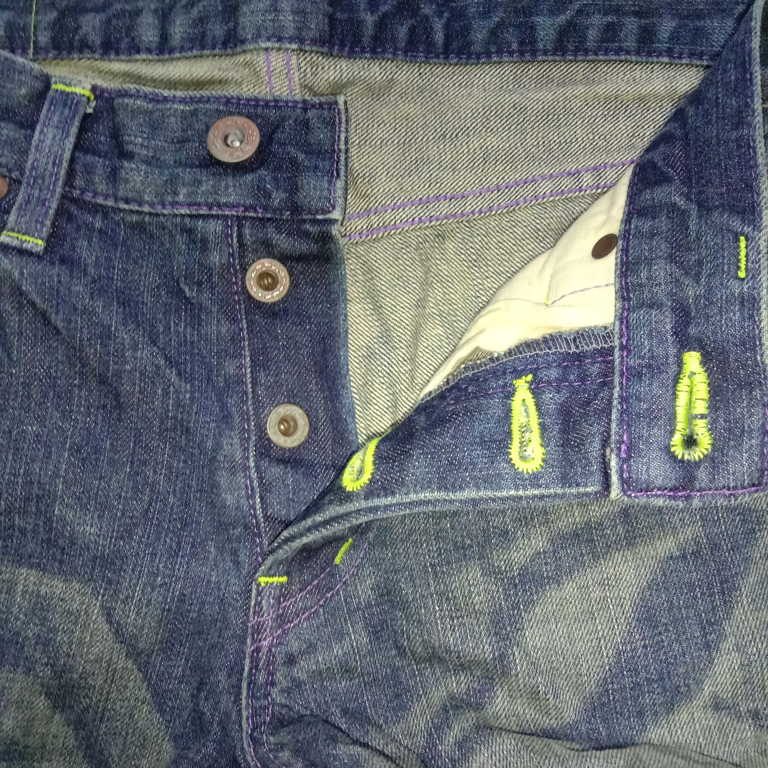 Anime × Cartoon Network × Japanese Brand Jeans Neon Genesis Evangelion Cospa Anime Manga Rare Vintage Size US 30 / EU 46 - 10 Thumbnail