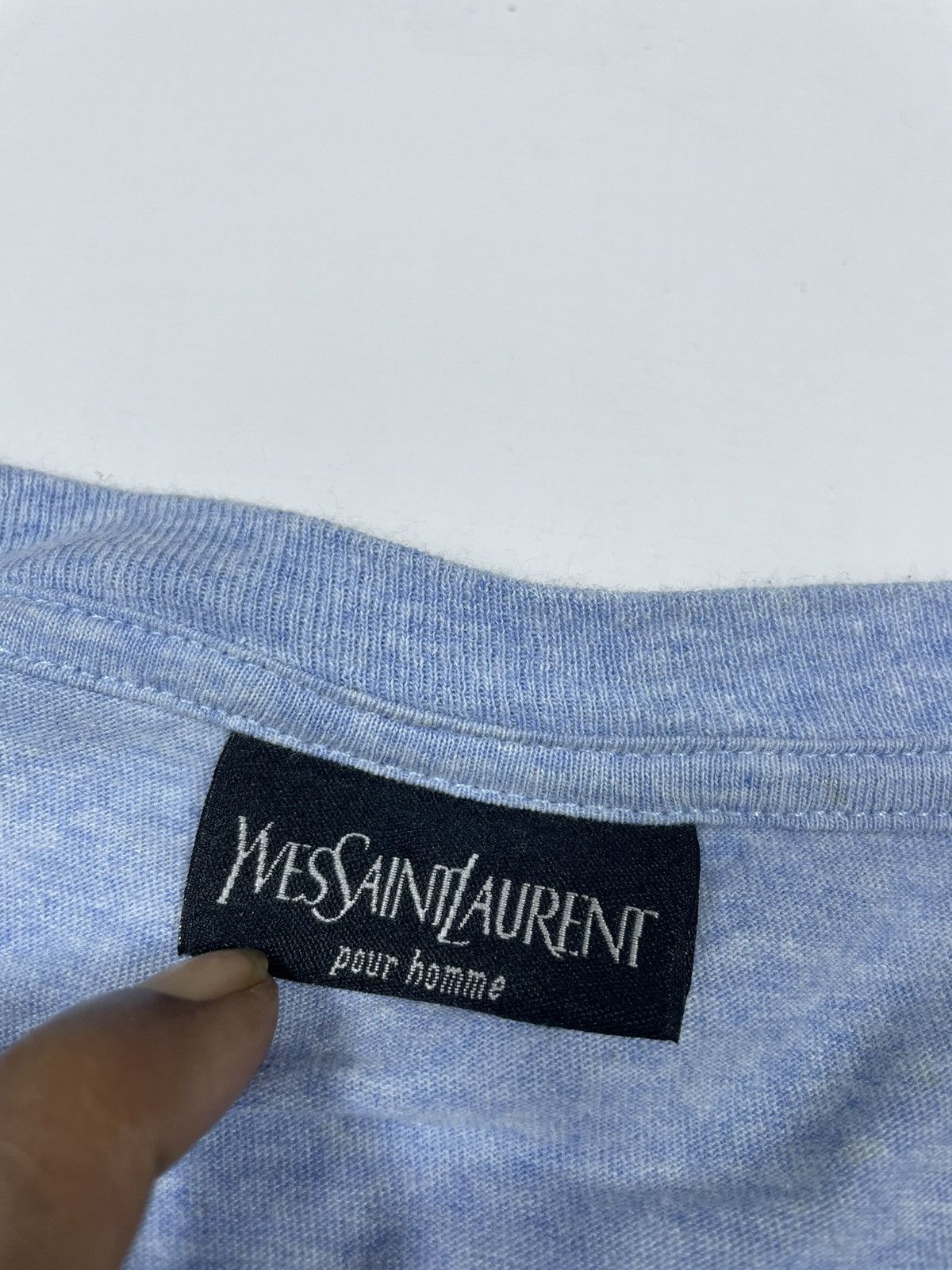 Vintage × Yves Saint Laurent YSL Logo T-Shirt vintage Size US L / EU 52-54 / 3 - 4 Thumbnail