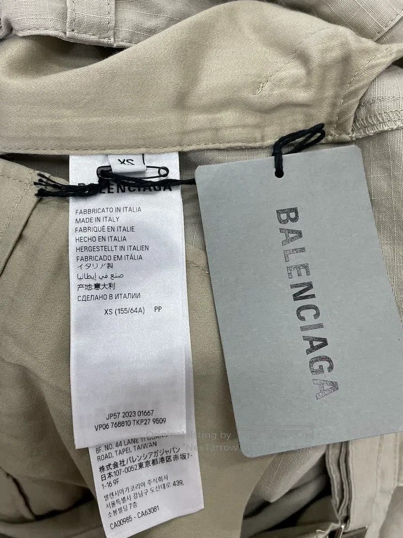 Balenciaga Balenciaga size XS Light Colored Detachable Work Pants Siz Size US 27 - 5 Thumbnail