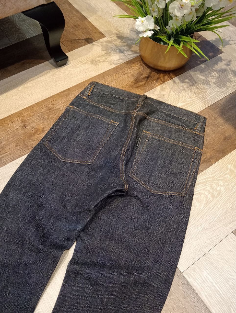 CABANE de ZUCCa CABANE DE ZUCCA ANKLE BUTTON JEANS DESIGNED BY ISSEY MIYAKE Size US 31 - 8 Thumbnail
