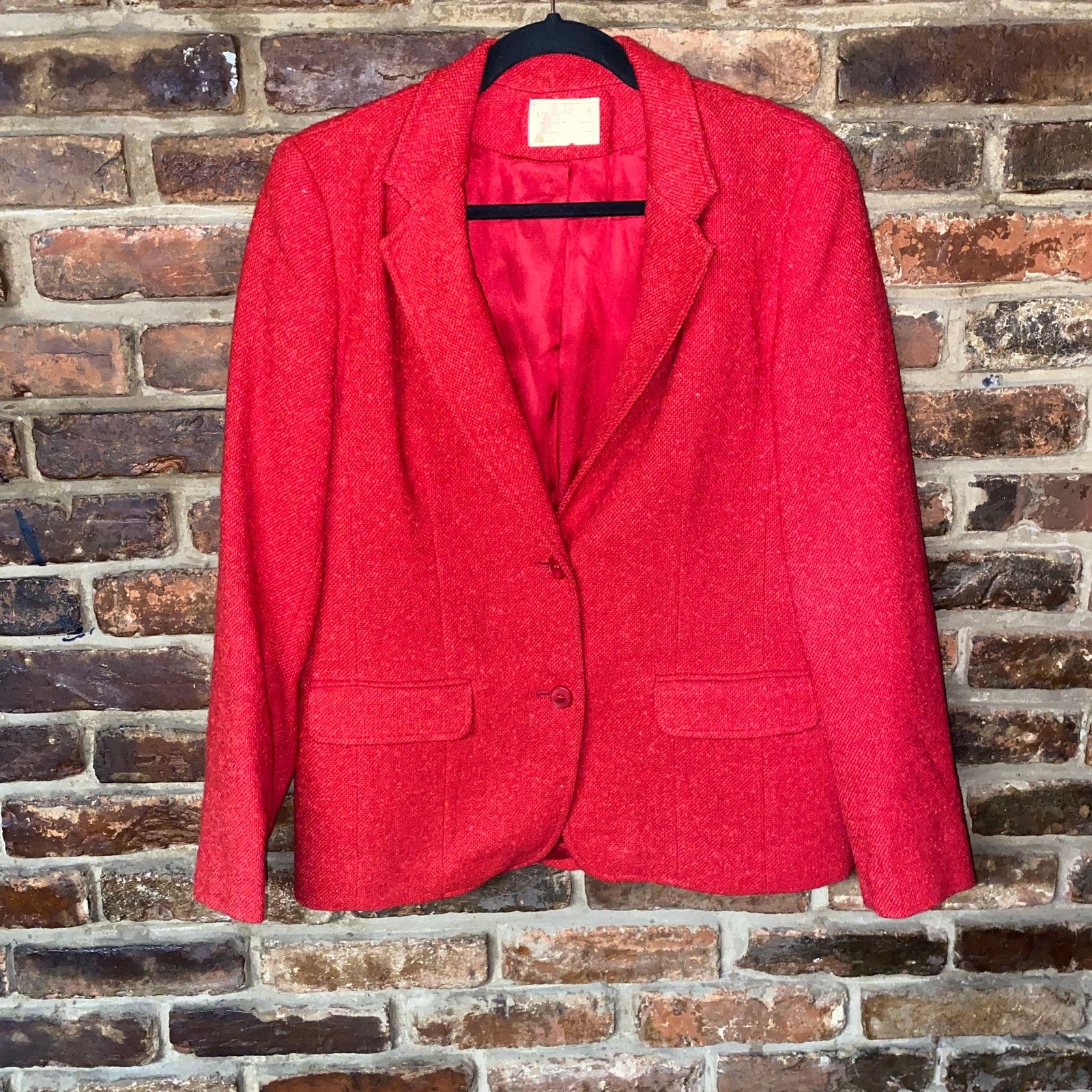 Pendleton Pendleton Vintage 1960-70 Red 2-Button Wool Blazer Jacket 10 Size L / US 10 / IT 46 - 1 Thumbnail