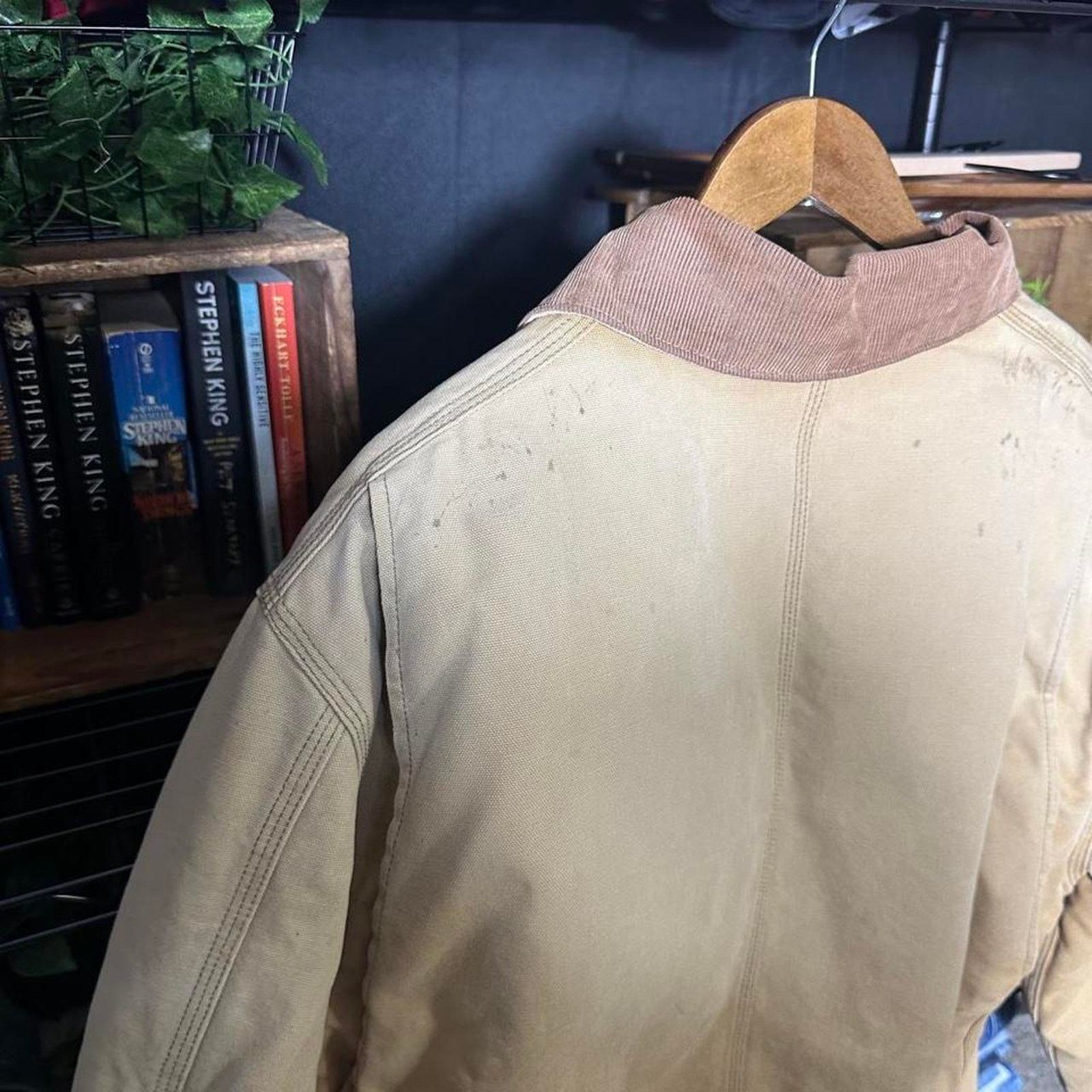 Carhartt Vintage Carhartt Tan Brown Arctic Detroit Jacket J02 J22 (?) Size US XL / EU 56 / 4 - 8 Thumbnail