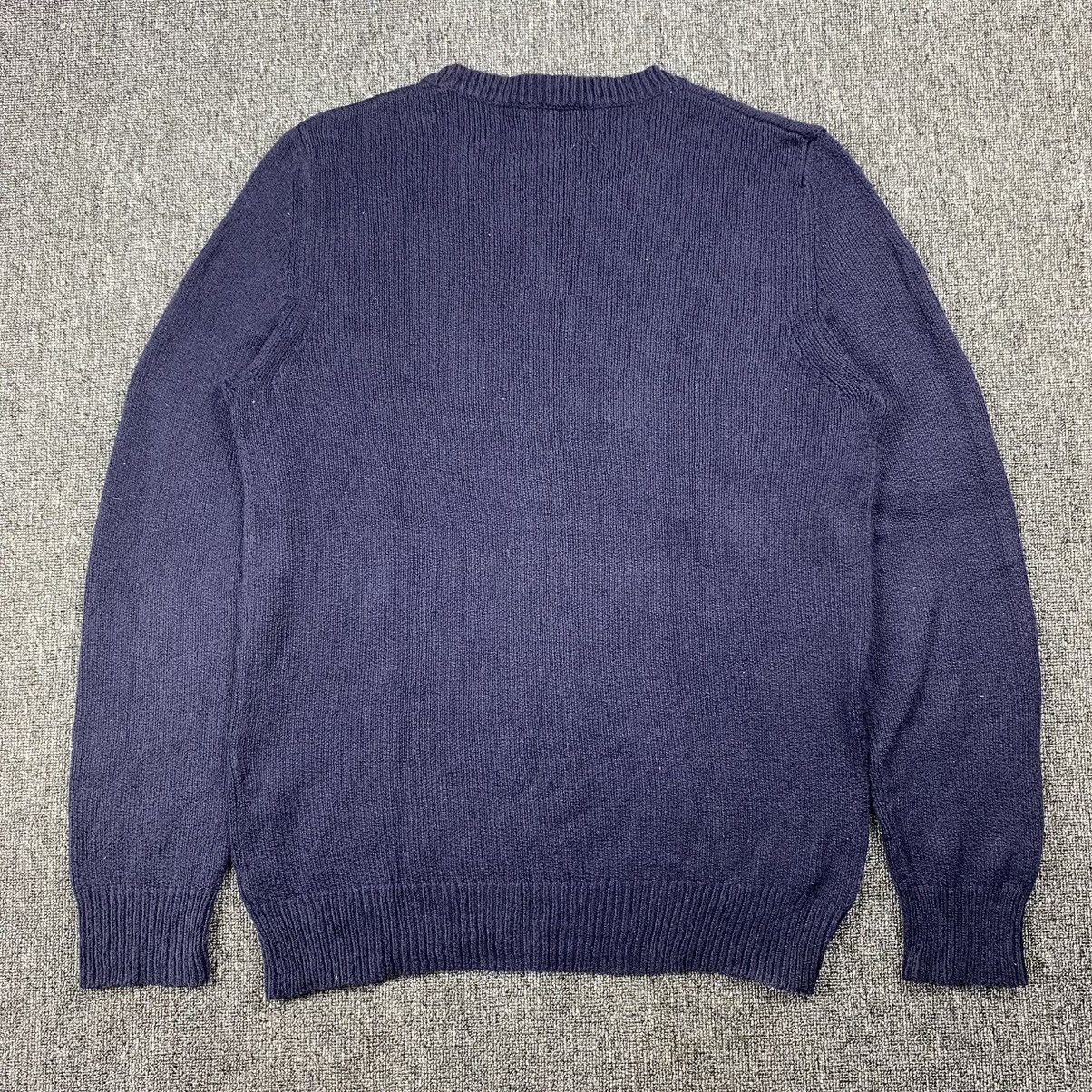 A.P.C. A.P.C Knit Sweater in Navy Size US XL / EU 56 / 4 - 2 Thumbnail